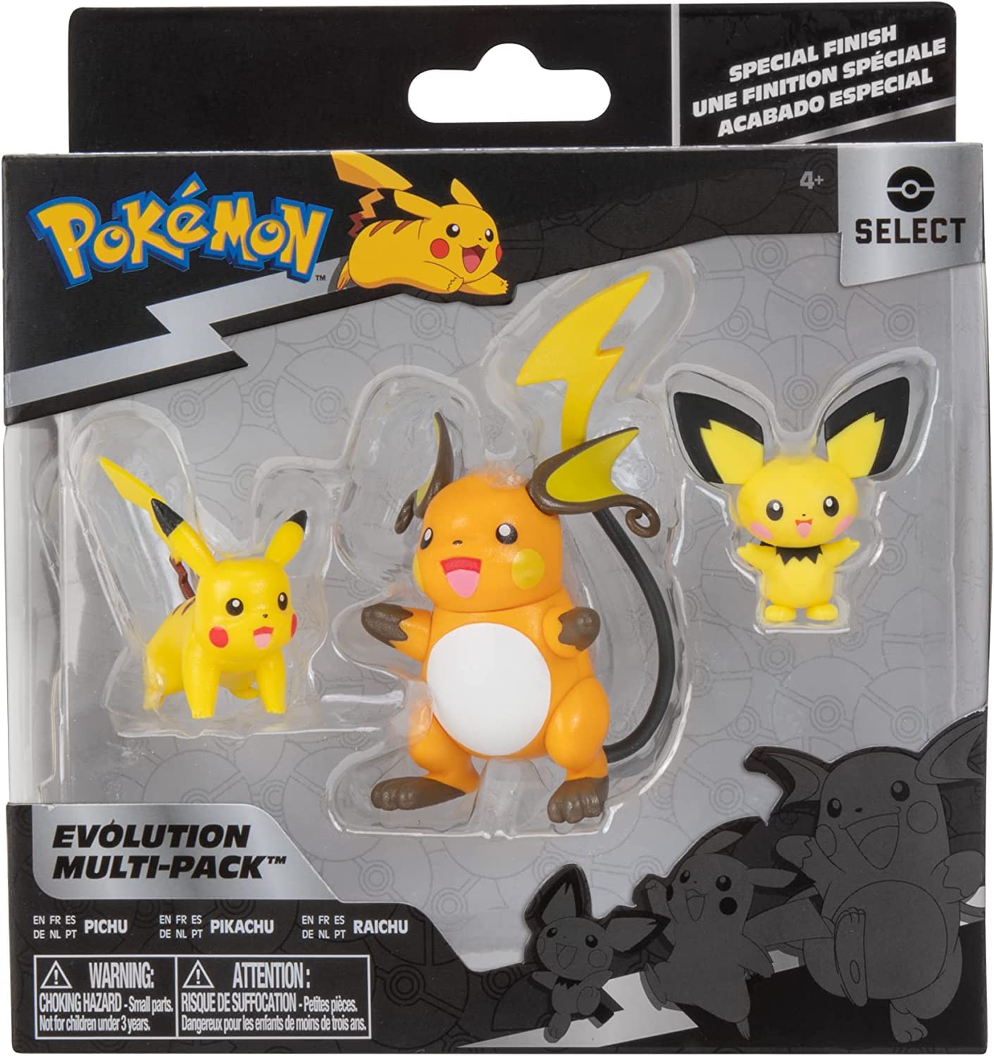 Pokémon Select Evolution 3 Pack - Features 2-Inch Bulbasaur, 3-Inch Ivysaur and 12-Inch Venusaur Battle Figures