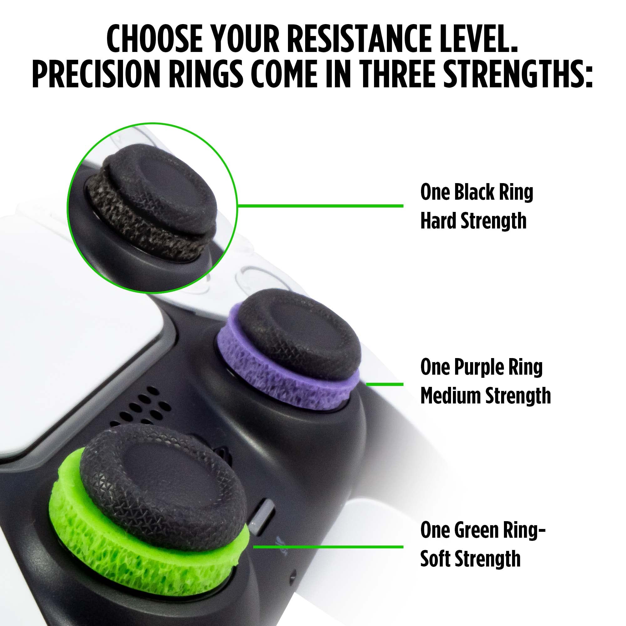 KontrolFreek Aim Boost Kit for Xbox One and Xbox Series X Controller | Includes Performance Thumbsticks and Precision Rings | Black Galaxy Edition - Flex Gamingproduct_type