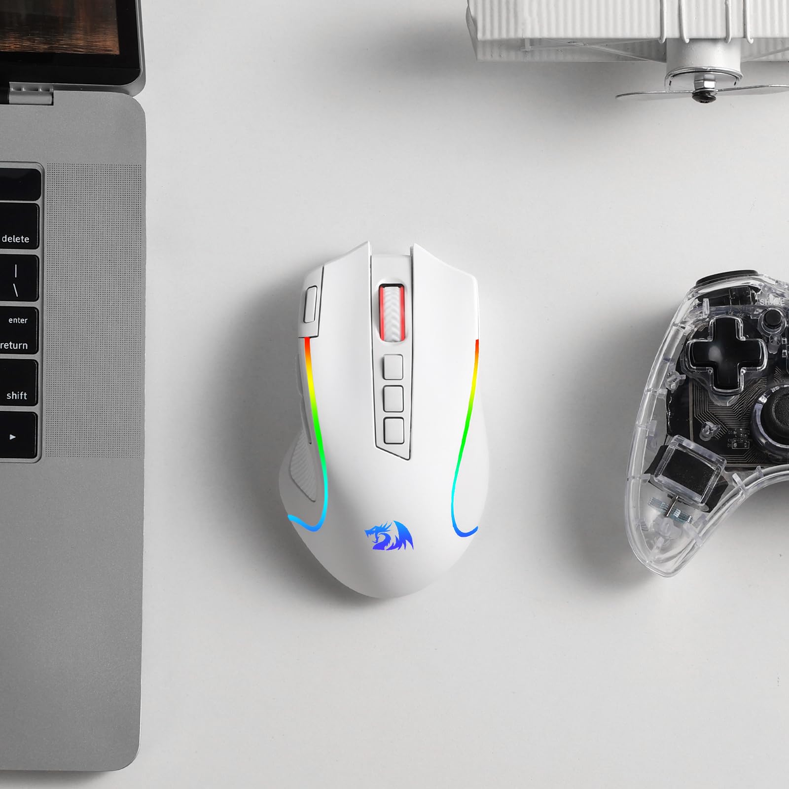 Redragon M612 Predator RGB Gaming Mouse, 8000 DPI Wired Optical Mouse with 11 Programmable Buttons & 5 Backlit Modes, Software Supports DIY Keybinds Rapid Fire Button - Flex Gamingproduct_type