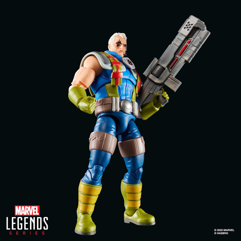 Marvel Legends Series Marvel's Cable, X-Men '97 Collectible 6-Inch Action Figure Toy | 6-Inch Collectible, Includes 6 Accessories, 2 Blasters, 2 Weapon Fx, 20 Plus Points Articulation