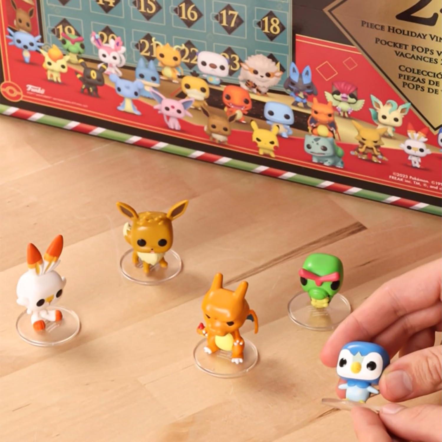 Funko Pop! Advent Calendar: Pokemon - 24 Days of Surprises - Collectible Vinyl Mini Figures - Mystery Box - Gift Idea - Holiday Present for Girls, Boys & Kids - Christmas Countdown