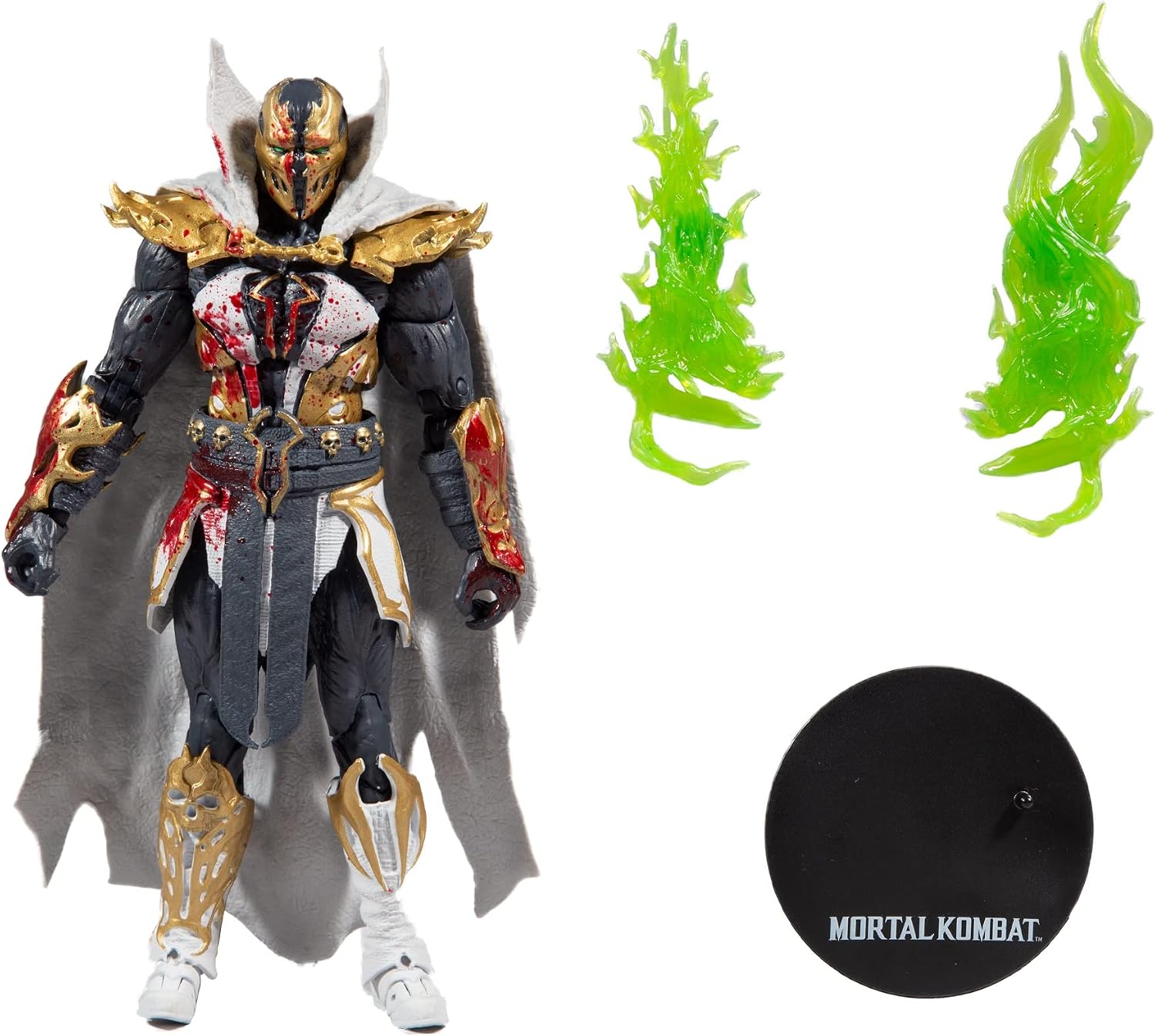 McFarlane Toys Mortal Kombat Malefik Spawn Bloody Disciple 7" Action Figure with Accessories | Mortal Kombat 7 Inch Action Figure Wave 3 - Bloody Malefik Spawn