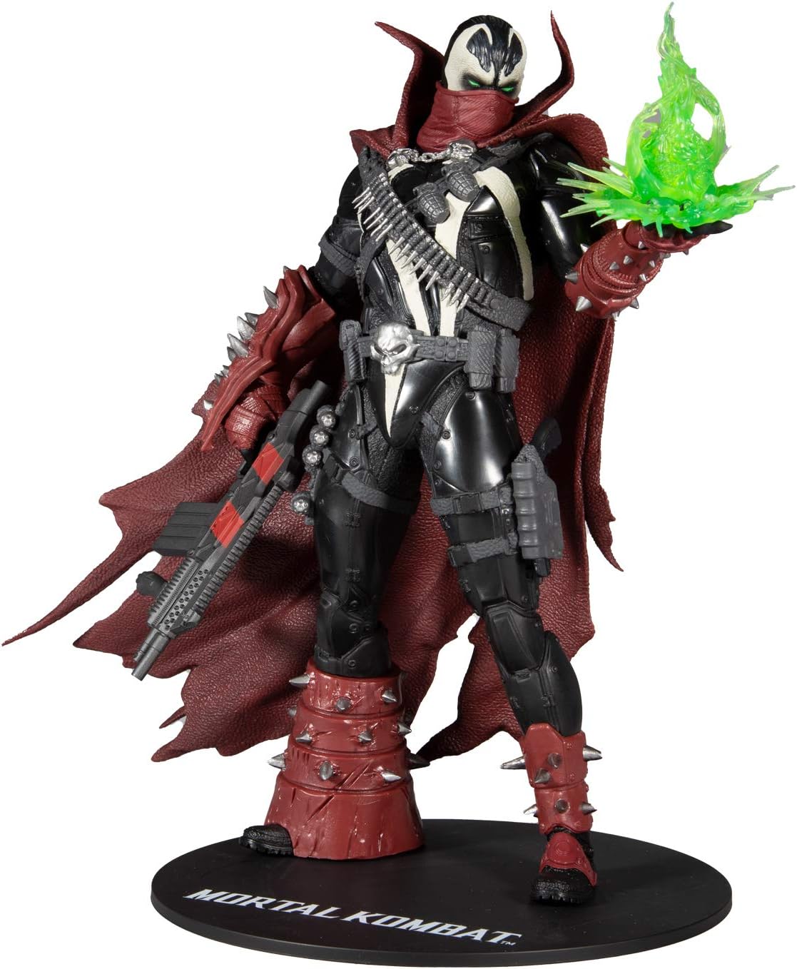 McFarlane Toys Mortal Kombat Commando Spawn Dark Ages Skin 12" Deluxe Figure | Mortal Kombat 12 Inch Static Figure Deluxe - Commando Spawn