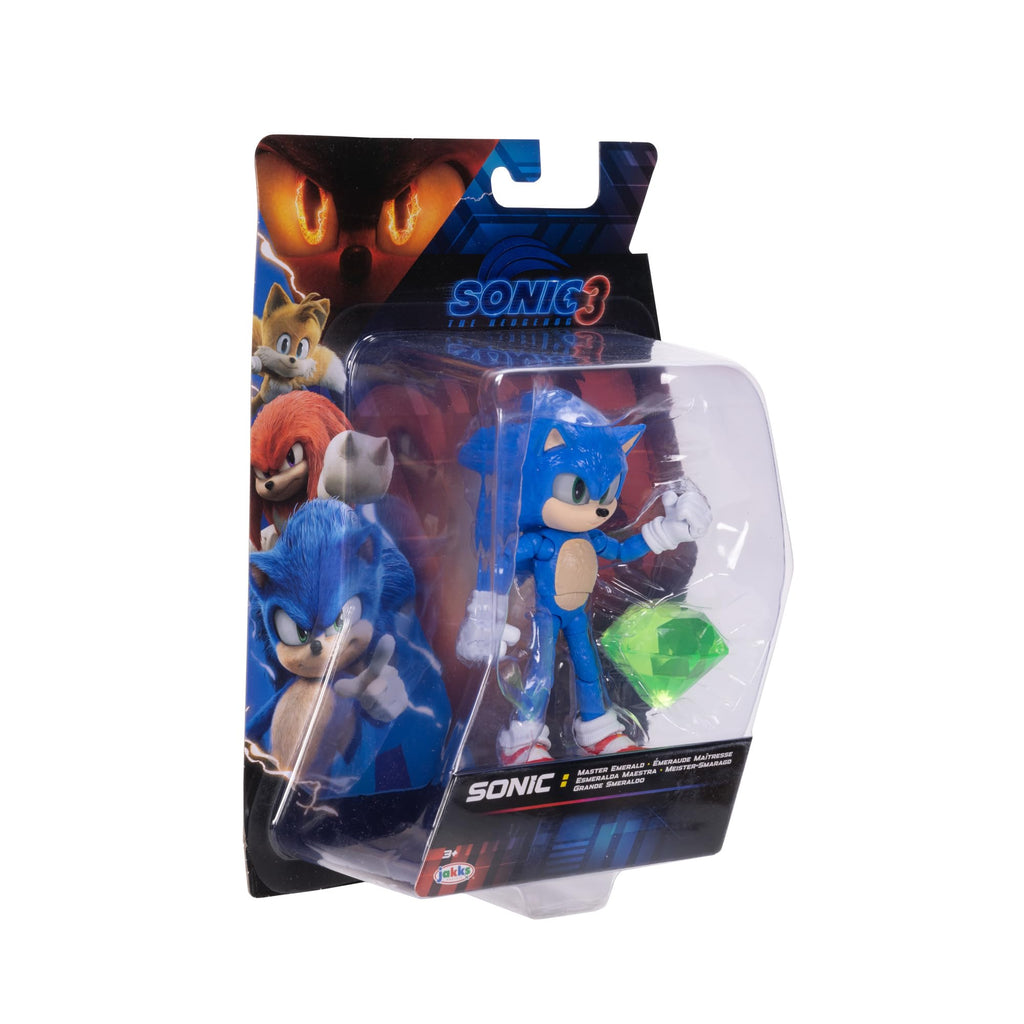 Sonic The Hedgehog – 5-Inch Shadow Action Figure – 20+ Points of Articulation – Official Collector Toy – Boys & Girls Ages 3+ | Sonic The Hedgehog Movie 5 Inch Action Figure Wave 1 - Shadow (Closed Mouth)