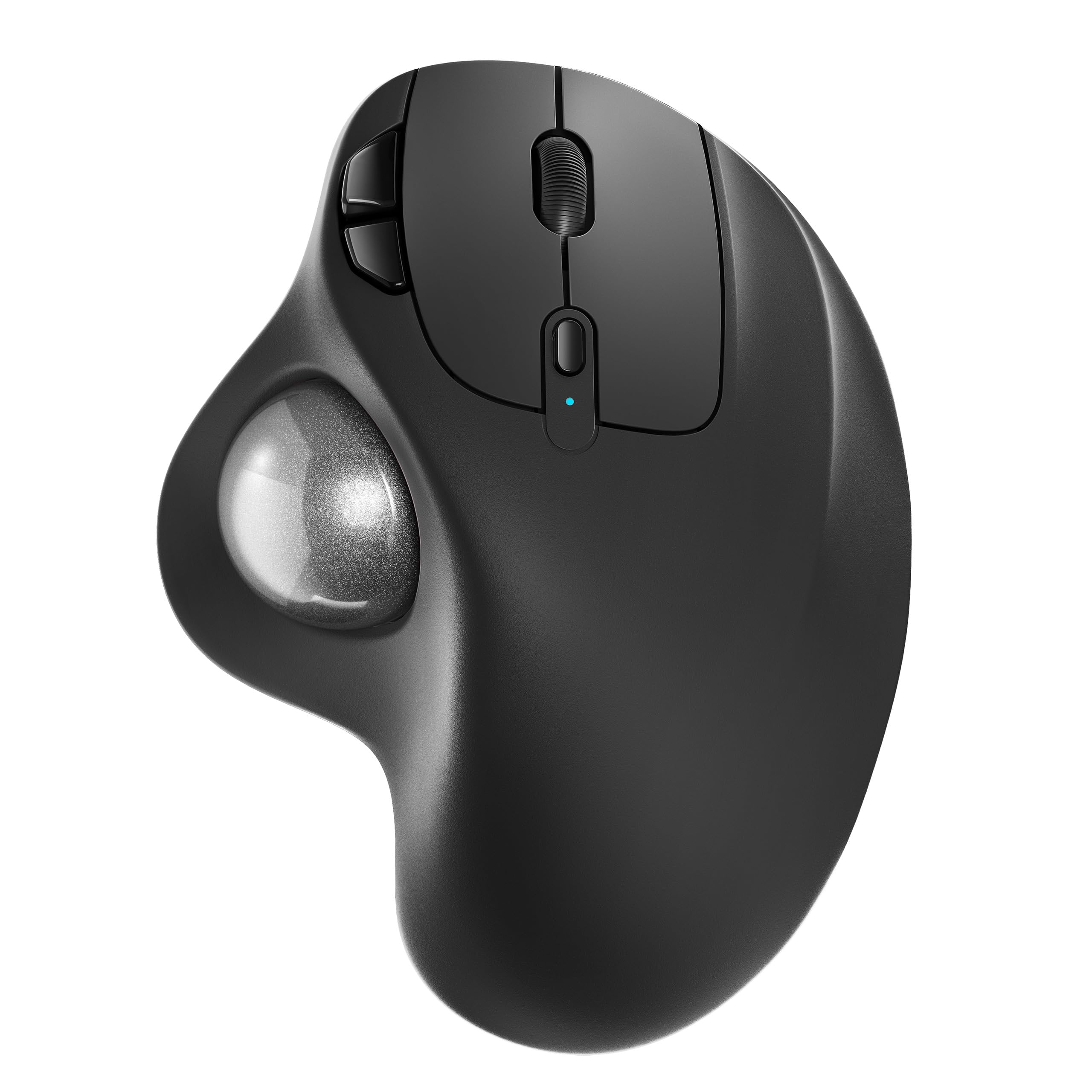 Nulea M501 Wireless Trackball Mouse, Rechargeable Ergonomic, Easy Thumb Control, Precise & Smooth Tracking, 3 Device Connection (Bluetooth or USB Receiver), Compatible for PC, Laptop, Mac, Windows. - Flex Gamingproduct_type
