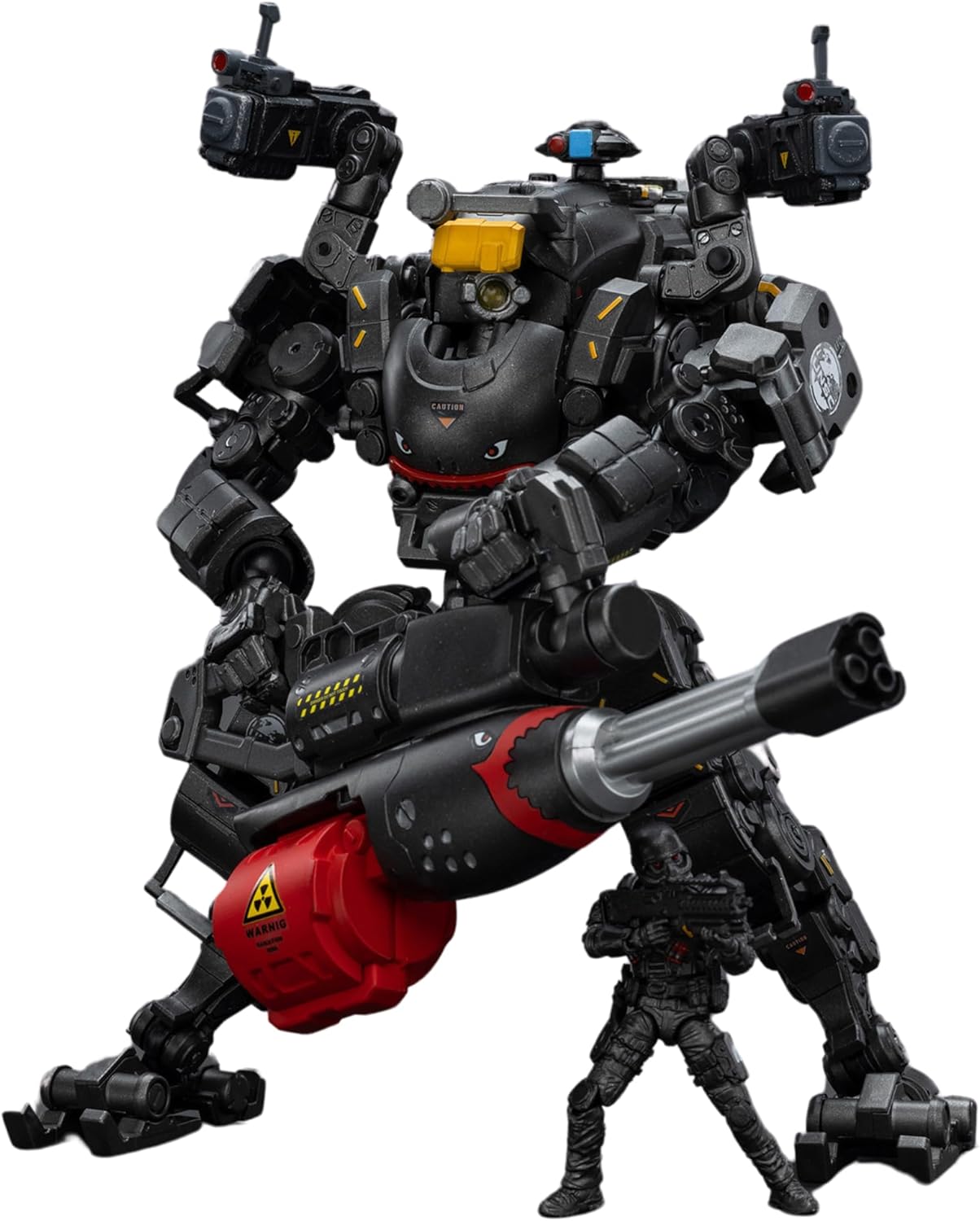 JOYTOY Action Figures 1/25 God of War 86-II Assault Anime Soldier Figure and Mecha PVC DIY Robot Collectible Military Model Collection