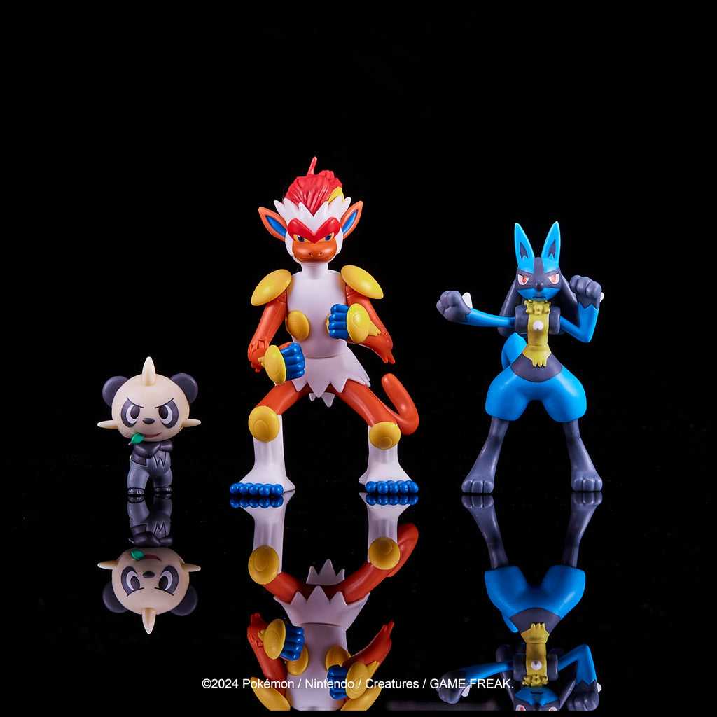 Pokémon Pokémon Battle Figure, Water-Type Theme 3 Pack with Froakie, Wartortle, Lapras - 4.5-inch Froakie Figure, 3-inch Wartortle Figure, 2-inch Froakie - Toys for Kids Fans - Amazon Exclusive