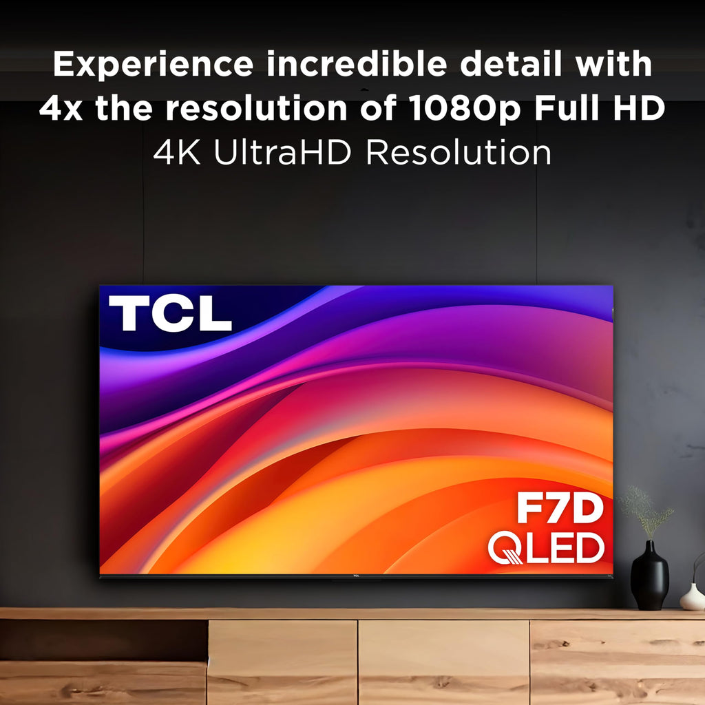 TCL F7D Series QLED 4K Smart Fire TV – 5 Sizes