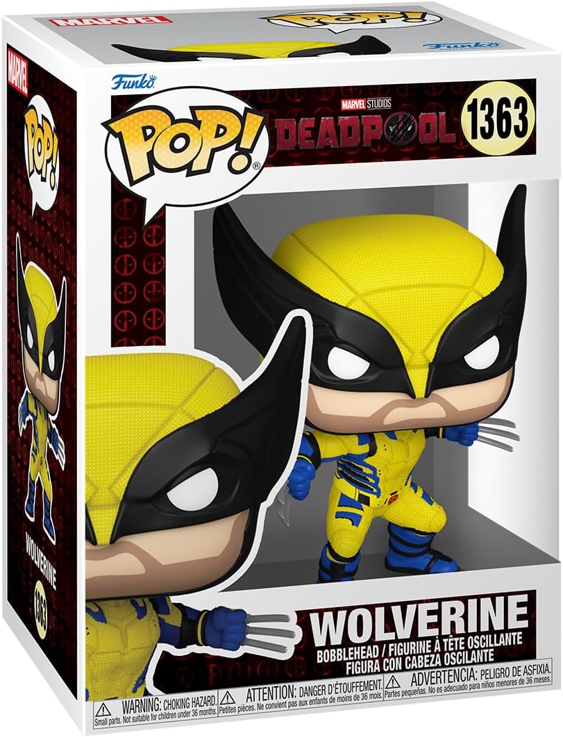 Funko POP! Marvel: Deadpool & Wolverine - Wolverine | Official Superheroes Merch - Collectable Vinyl Figurine for Shelf Display - Birthday Gift Idea for Fans and Collectors