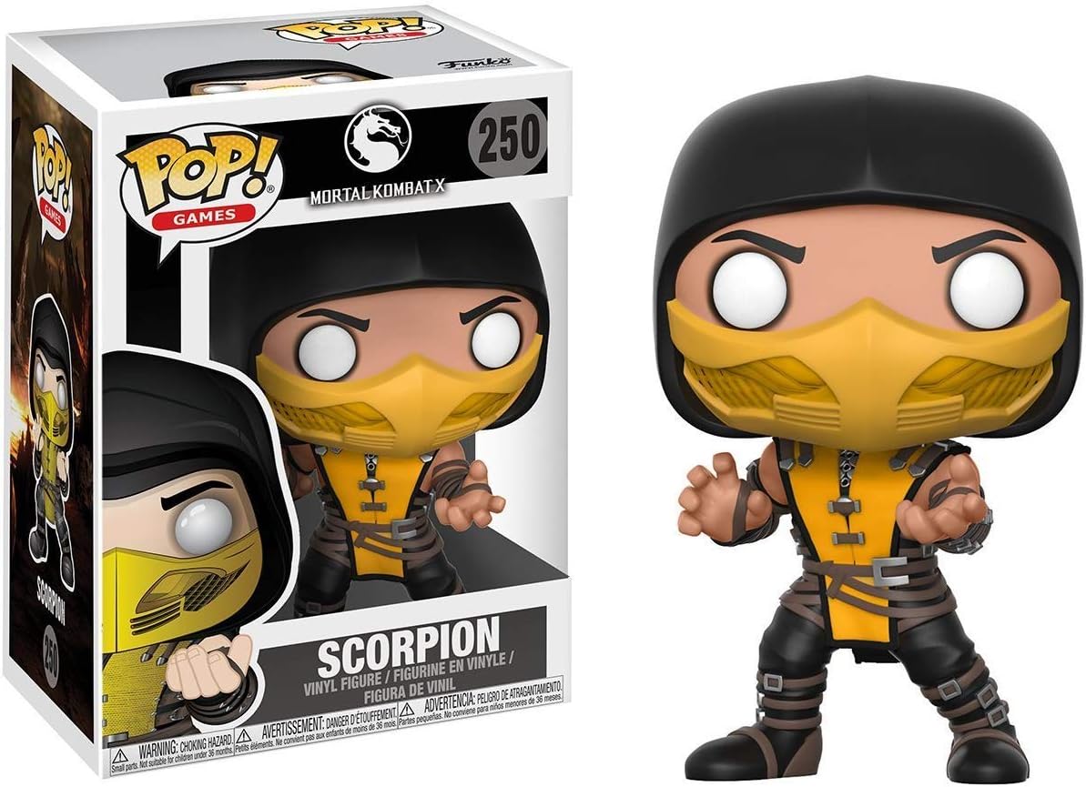 Funko Pop Games: Mortal Combat - Scorpion (Styles May Vary) Collectible Vinyl Figure