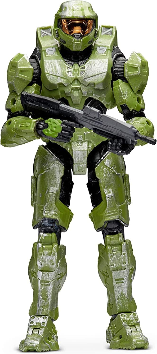 HALO Master Chief with Cortana Hologram - 12-Inch Articulated Master Chief Figure with Cortana Hologram Accessory