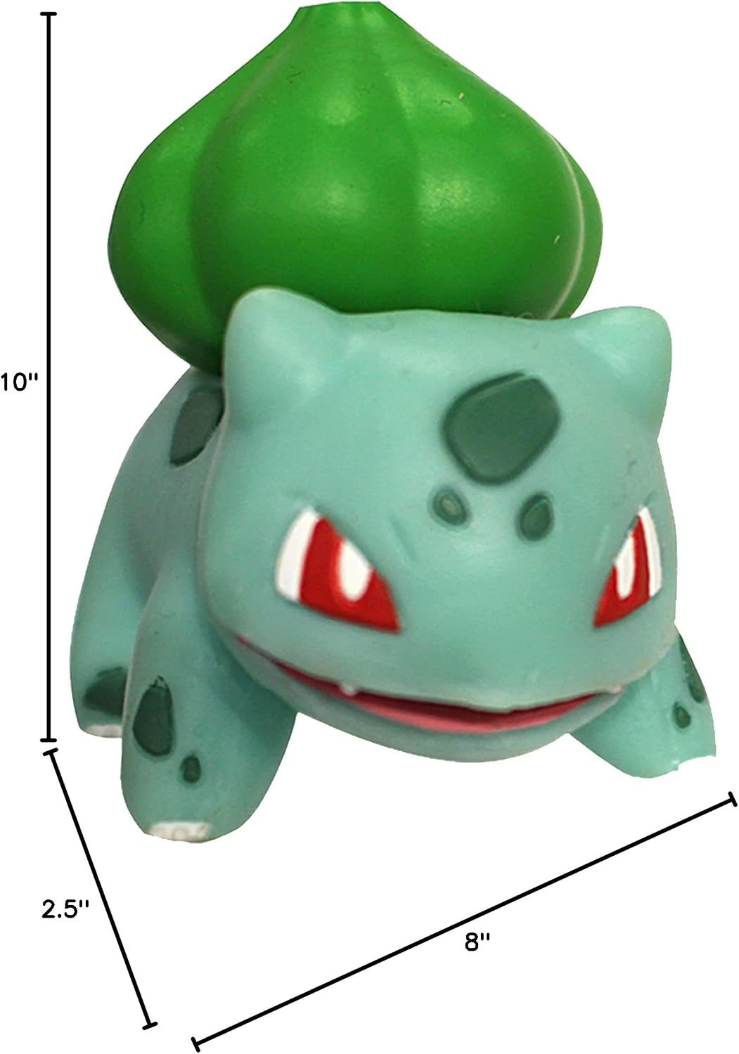 Pokemon Battle Figure 8 Pack - Six 2-Inch and Two 3-Inch Battle Ready Figures including Pikachu