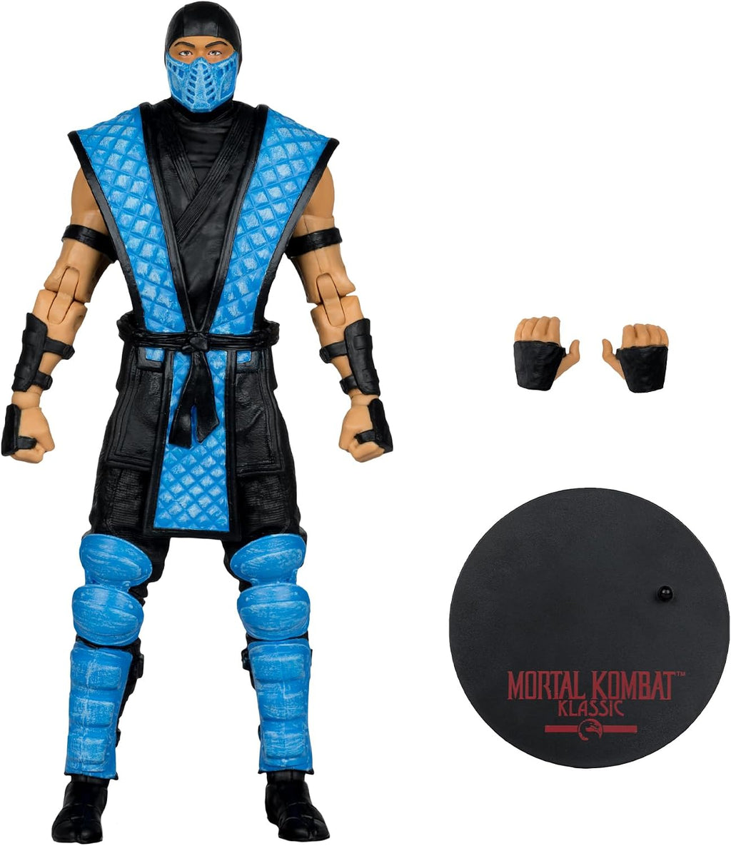 McFarlane Toys- Mortal Kombat Klassic Sub-Zero 7in Action Figure | Mortal Kombat Klassic 7 Inch Action Figure Wave 1 - Sub-Zero
