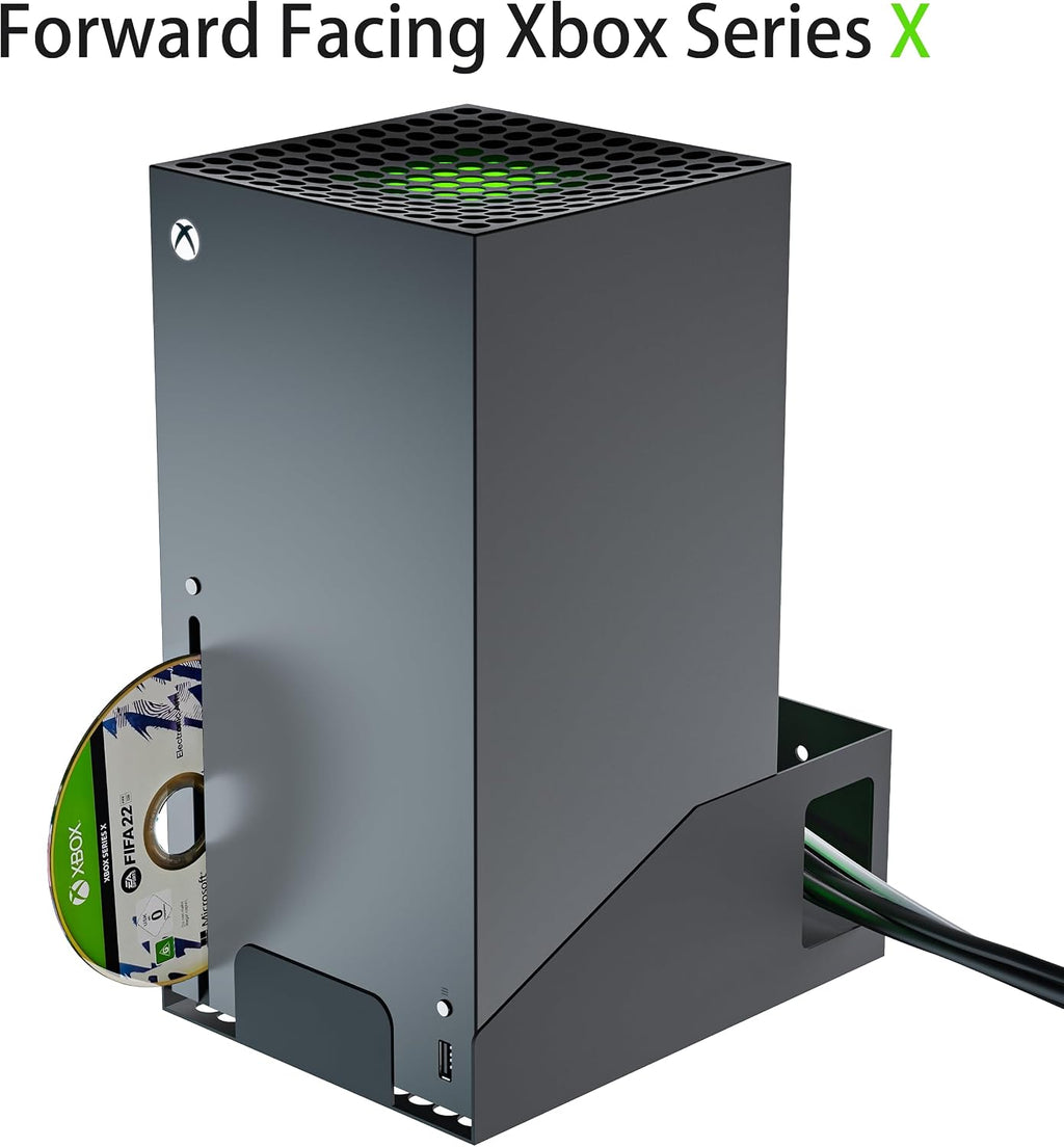 Funturbo Xbox Series X Wall Mount - Metal Wall Mount with Ventilation Design for Xbox Series X - Flex Gamingproduct_type