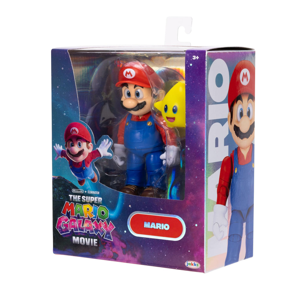 The Super Mario Galaxy Movie 5” Action Figures Series 1 – Bowser Jr. Figure with Paint Brush Accessory - Premium Details and 17 Points of Articulation