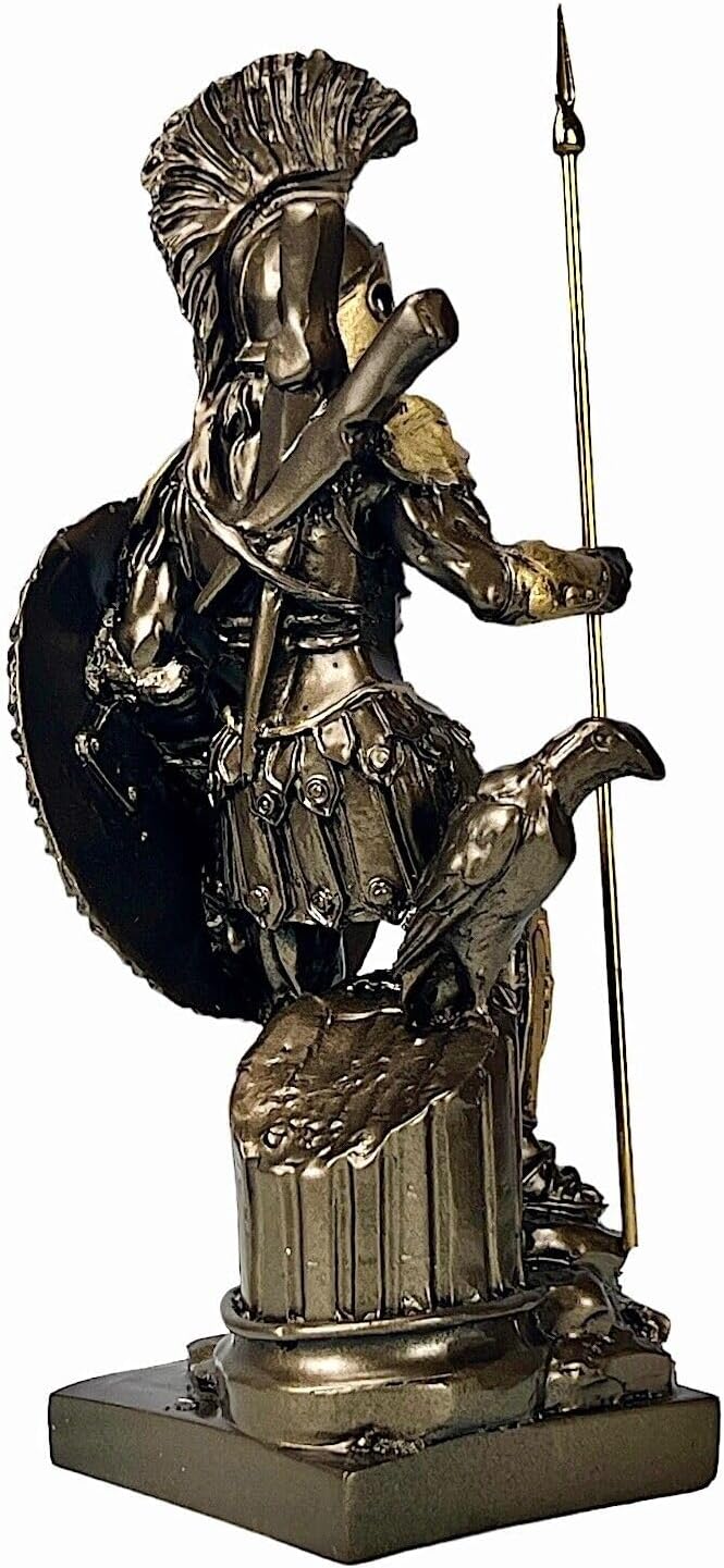 Ares Mars Greek Roman God of War Statue Sculpture Figurine Bronze Effect