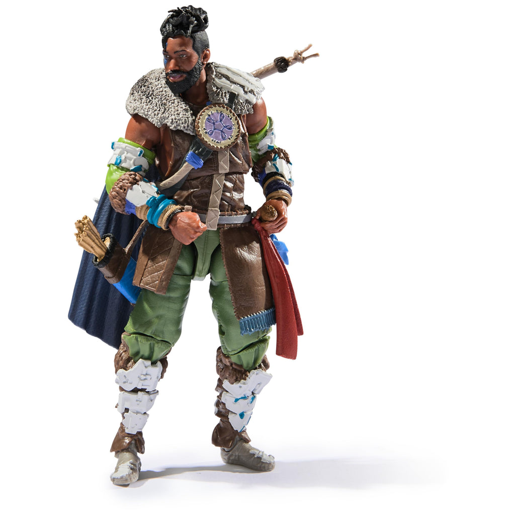 PlayStation God of War Ragnarok, 6” Atreus Action Figure with 4 Accessories, The Shapes Collection, for PS5 Fans & Collectors Ages 17+
