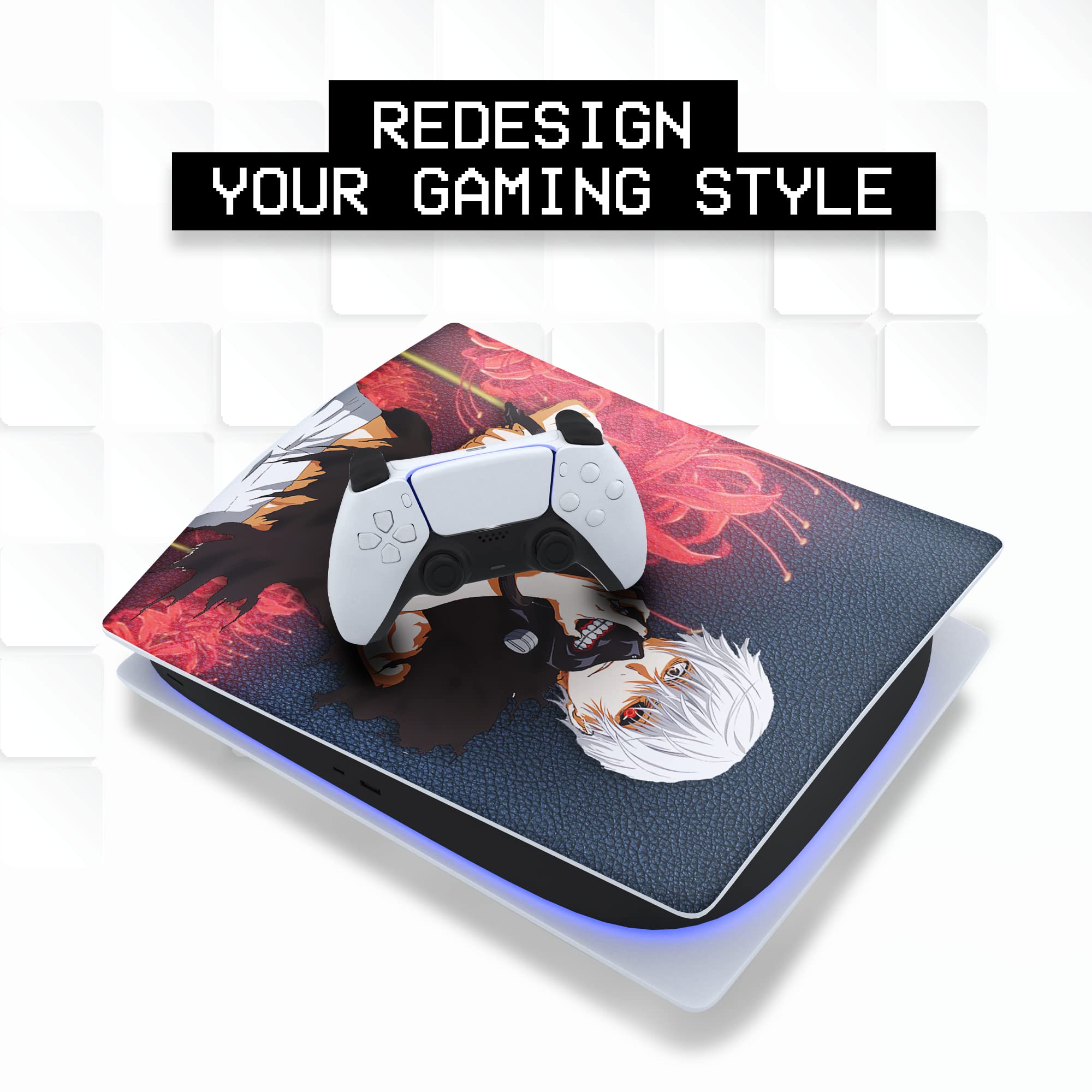 BCB Controllers Custom Console Face Plate Compatible with PS_5 Console | Console Cover for Play_Station 5 | Proudly Customized in USA with Permanent Hydro-DIP Printing (NOT JUST A Skin) - Flex Gamingproduct_type