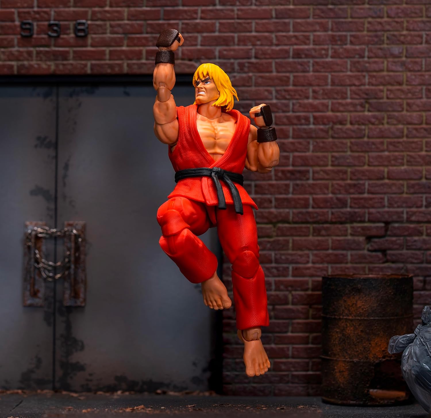 Jada - Street Fighters - Ken - Articulated Figure 15 cm - Removable Accessories - Ages 8 and Above - 253252029