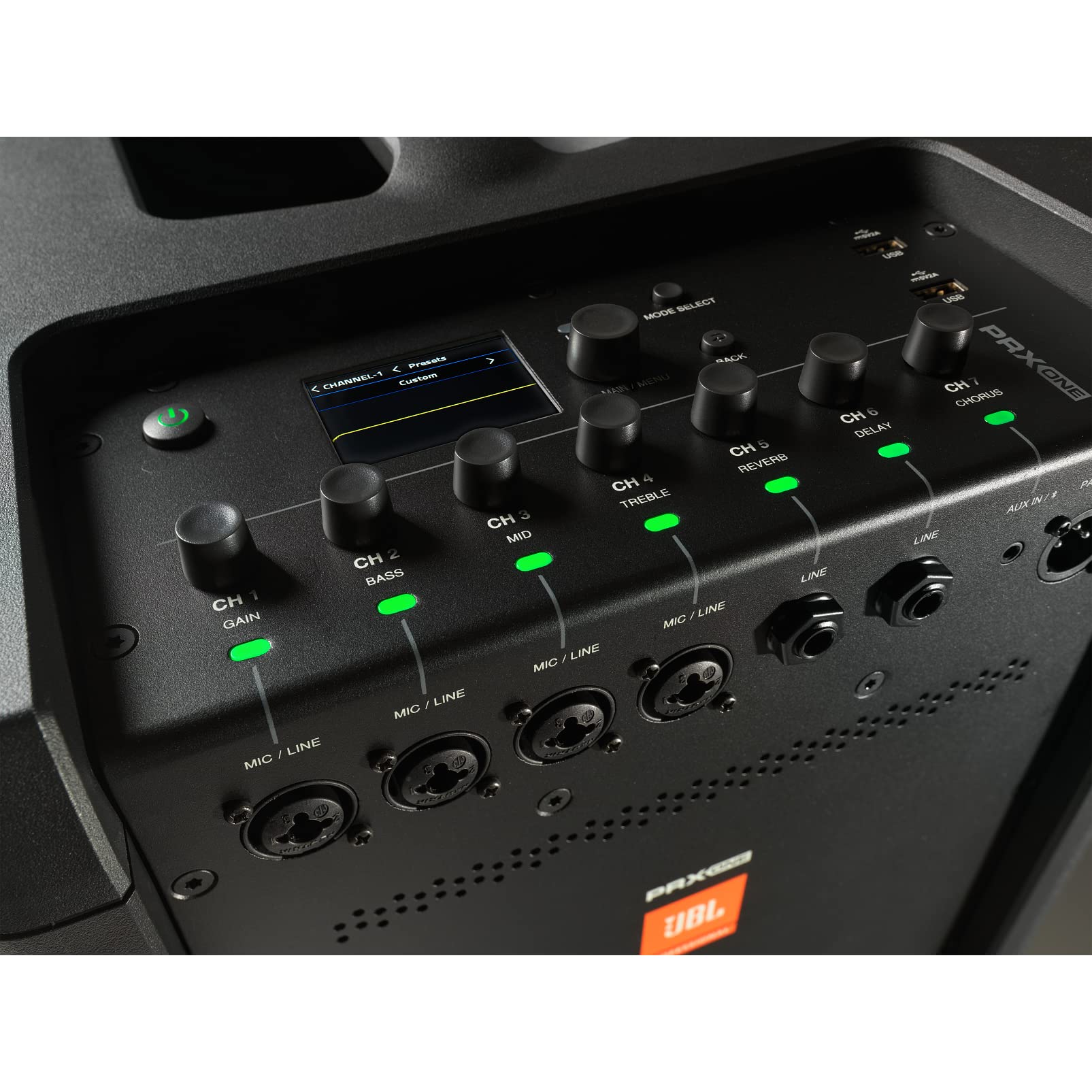 JBL Professional EON ONE Compact Ultra-Portable Battery Powered Wireless PA Speaker System with Bluetooth, Professional 4-Channel Mixer, and Lexicon Effects. Black