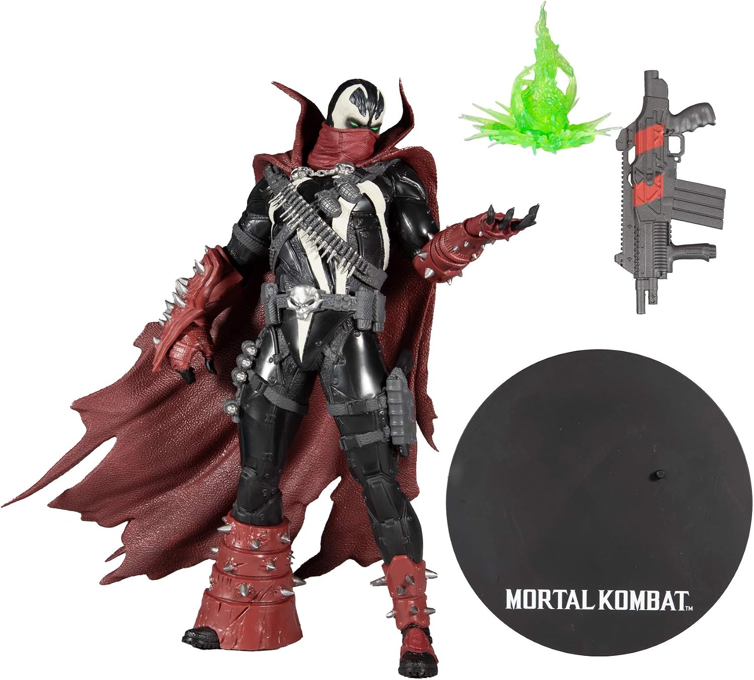 McFarlane Toys Mortal Kombat Commando Spawn Dark Ages Skin 12" Deluxe Figure | Mortal Kombat 12 Inch Static Figure Deluxe - Commando Spawn