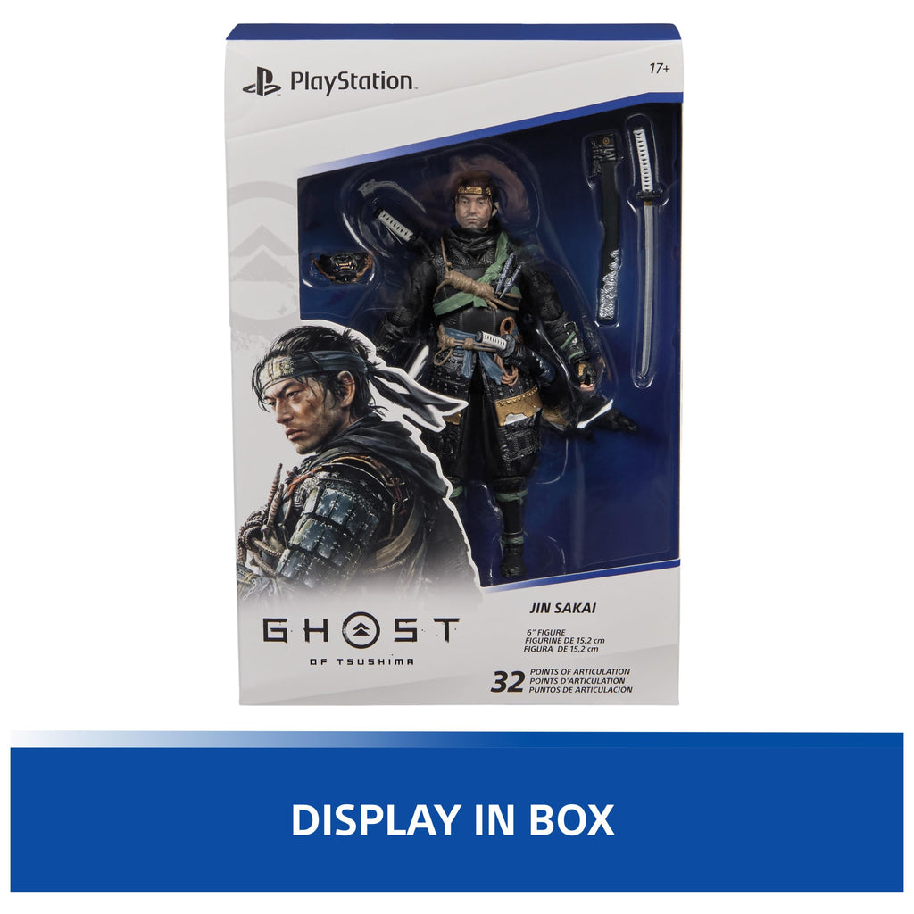 PlayStation God of War Ragnarok, 6” Atreus Action Figure with 4 Accessories, The Shapes Collection, for PS5 Fans & Collectors Ages 17+