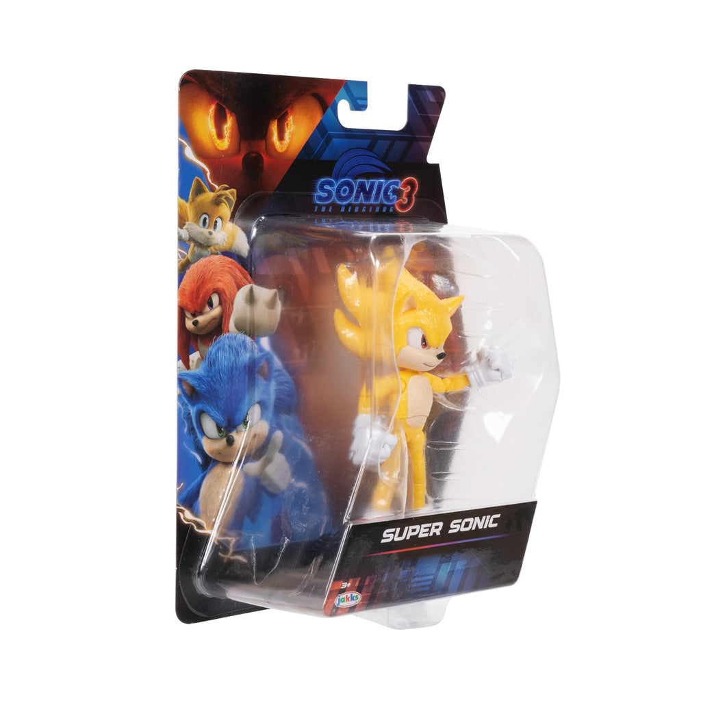 Sonic The Hedgehog – 5-Inch Shadow Action Figure – 20+ Points of Articulation – Official Collector Toy – Boys & Girls Ages 3+ | Sonic The Hedgehog Movie 5 Inch Action Figure Wave 1 - Shadow (Closed Mouth)