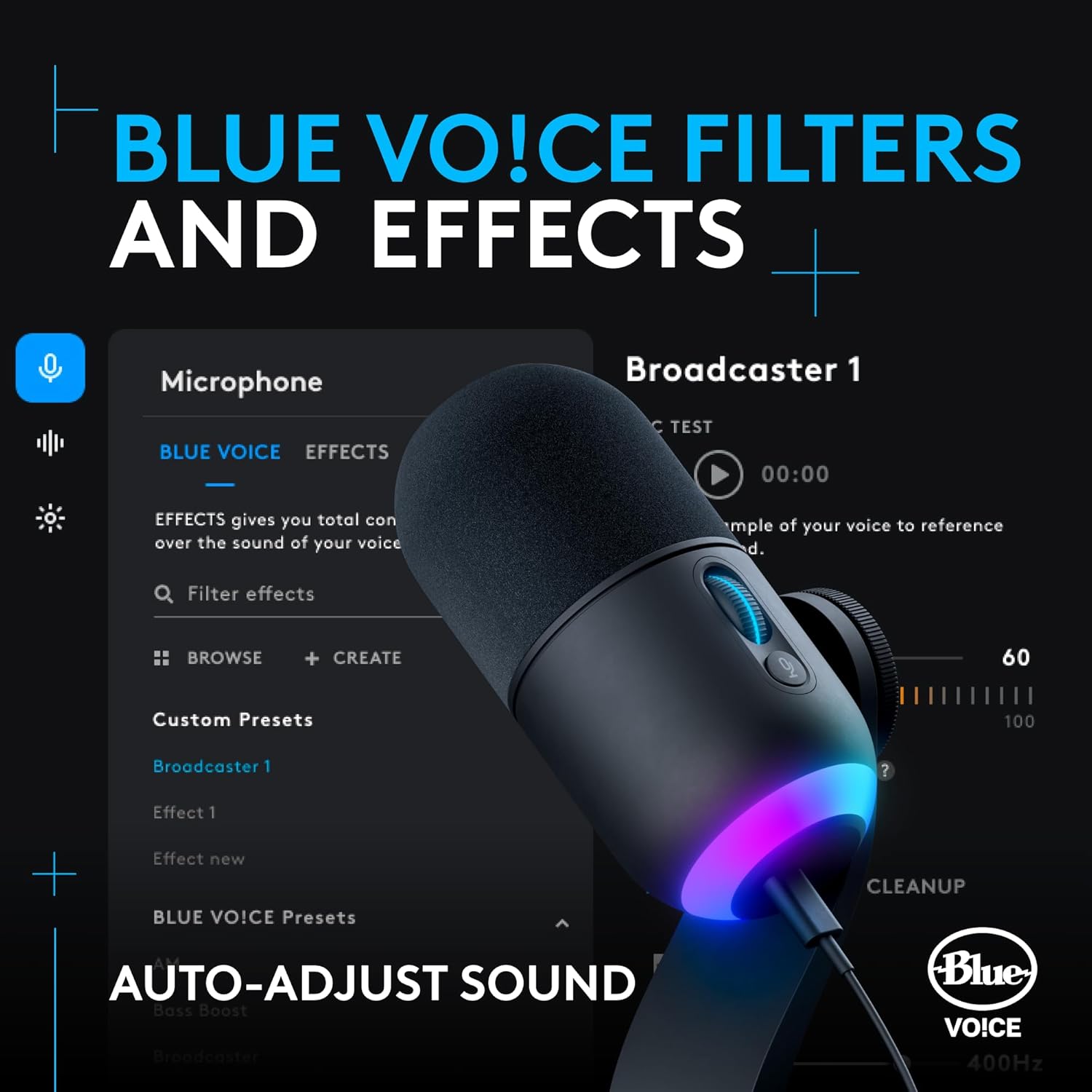 Logitech G Yeti GX Dynamic RGB Gaming/Podcast USB Microphone - Black | LIGHTSYNC, USB mic for streaming, supercardioid, USB plug and play for PC/Mac