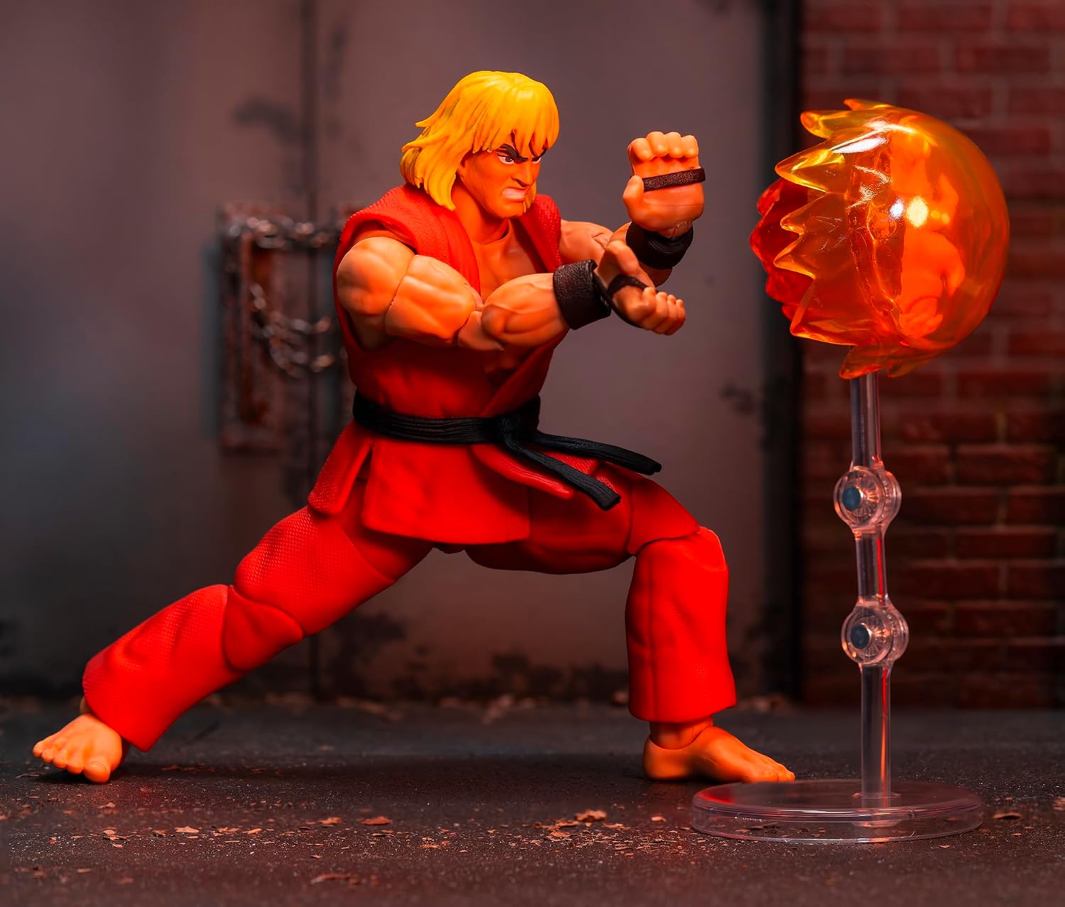 Jada - Street Fighters - Ken - Articulated Figure 15 cm - Removable Accessories - Ages 8 and Above - 253252029