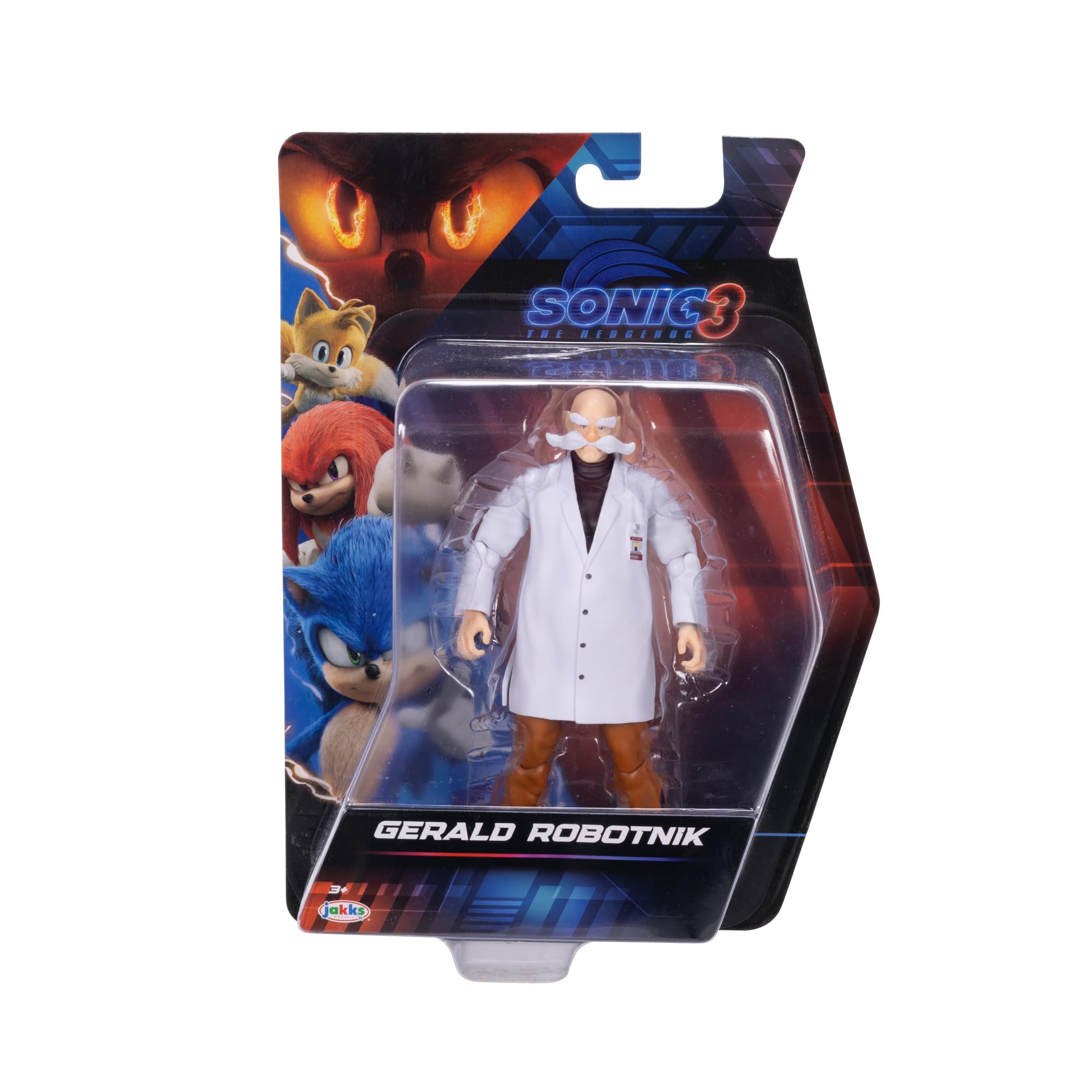 Sonic The Hedgehog – 5-Inch Shadow Action Figure – 20+ Points of Articulation – Official Collector Toy – Boys & Girls Ages 3+ | Sonic The Hedgehog Movie 5 Inch Action Figure Wave 1 - Shadow (Closed Mouth)
