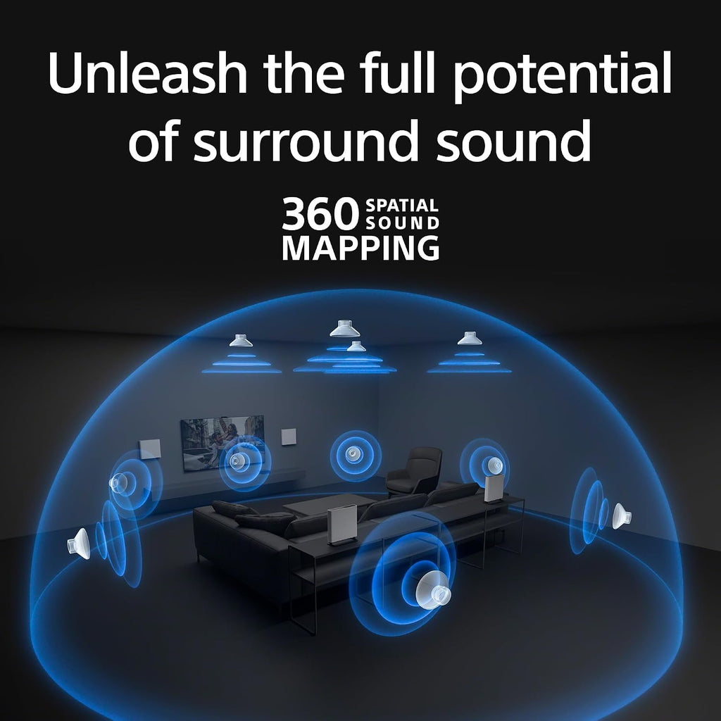 Sony BRAVIA Theater Quad 16-Speaker Home Theater Audio System HT-A9M2 | Dolby Atmos & DTS:X Surround Sound, 4 Wireless Speakers, 360 Spatial Sound Mapping, Room Calibration, Bluetooth, HDMI 2.1