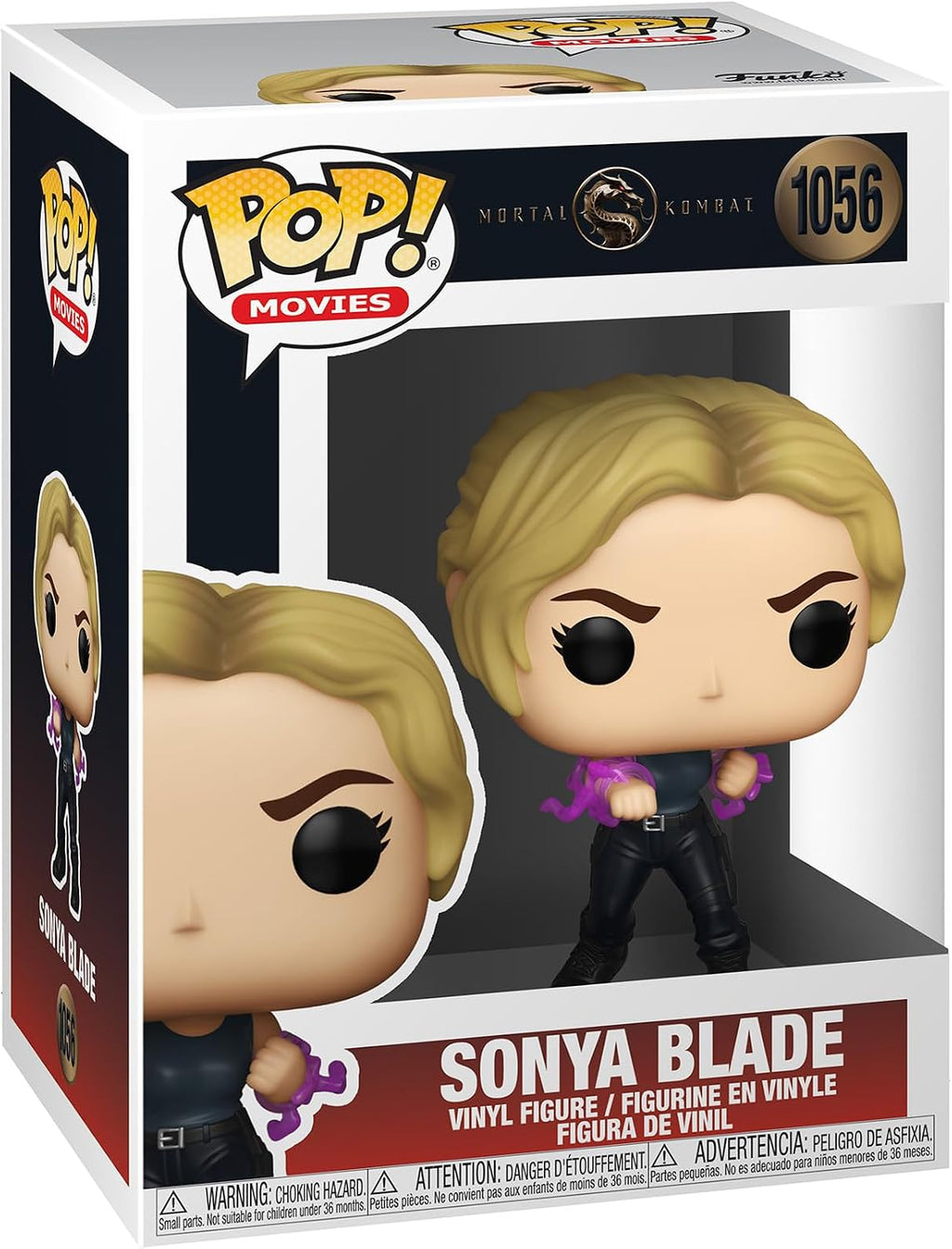 Funko Pop Movies: Mortal Kombat - Sonya Blade Vinyl Figure, Standard - Collectable Vinyl Figure - Gift Idea - Official Merchandise - Toys for Kids & Adults - Video Games Fans