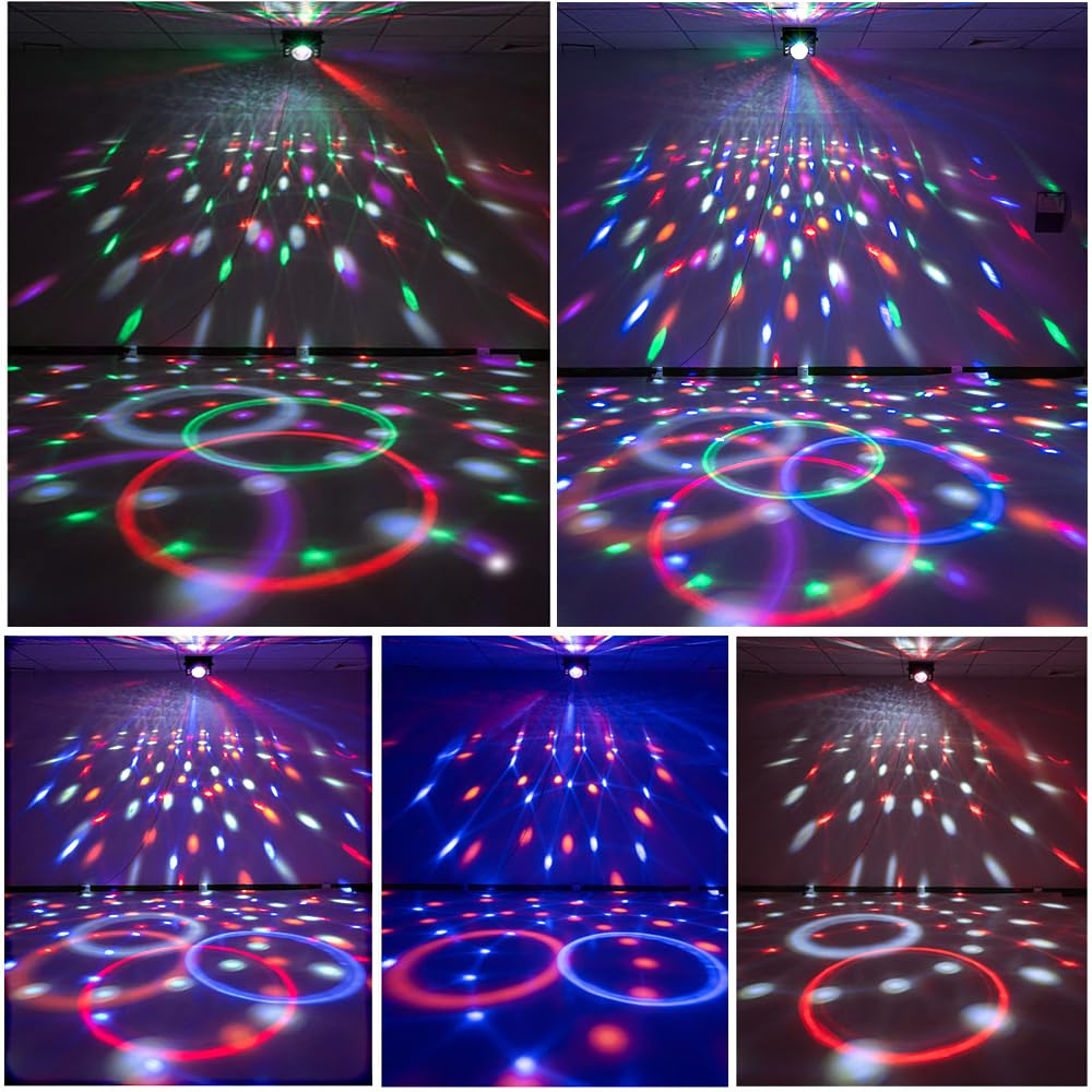 3-Magic Ball Disco Party Light with Dual Laser – 2 Variants