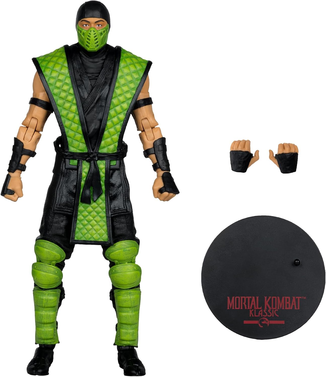 McFarlane Toys - Mortal Kombat Klassic Reptile 7in Action Figure | Mortal Kombat Klassic 7 Inch Action Figure Wave 2 - Reptile