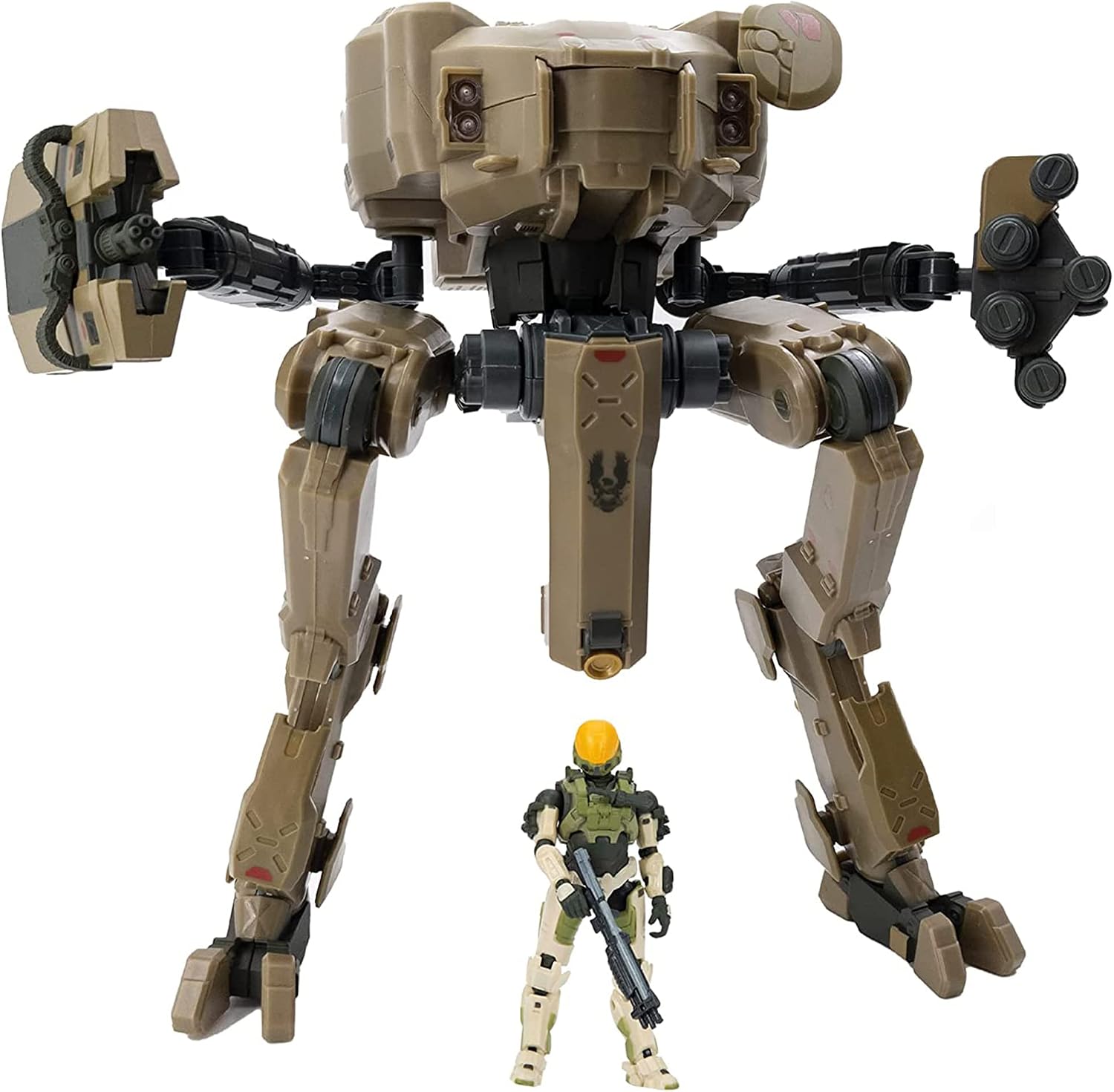 HALO Deluxe Figure - UNSC Mantis and Spartan EVA - Armor Defense System - Build Out Your Universe