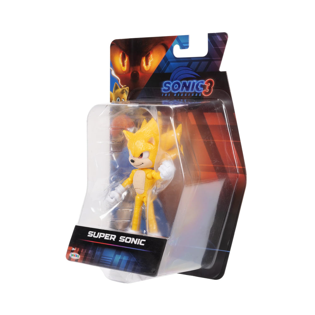 Sonic The Hedgehog – 5-Inch Shadow Action Figure – 20+ Points of Articulation – Official Collector Toy – Boys & Girls Ages 3+ | Sonic The Hedgehog Movie 5 Inch Action Figure Wave 1 - Shadow (Closed Mouth)