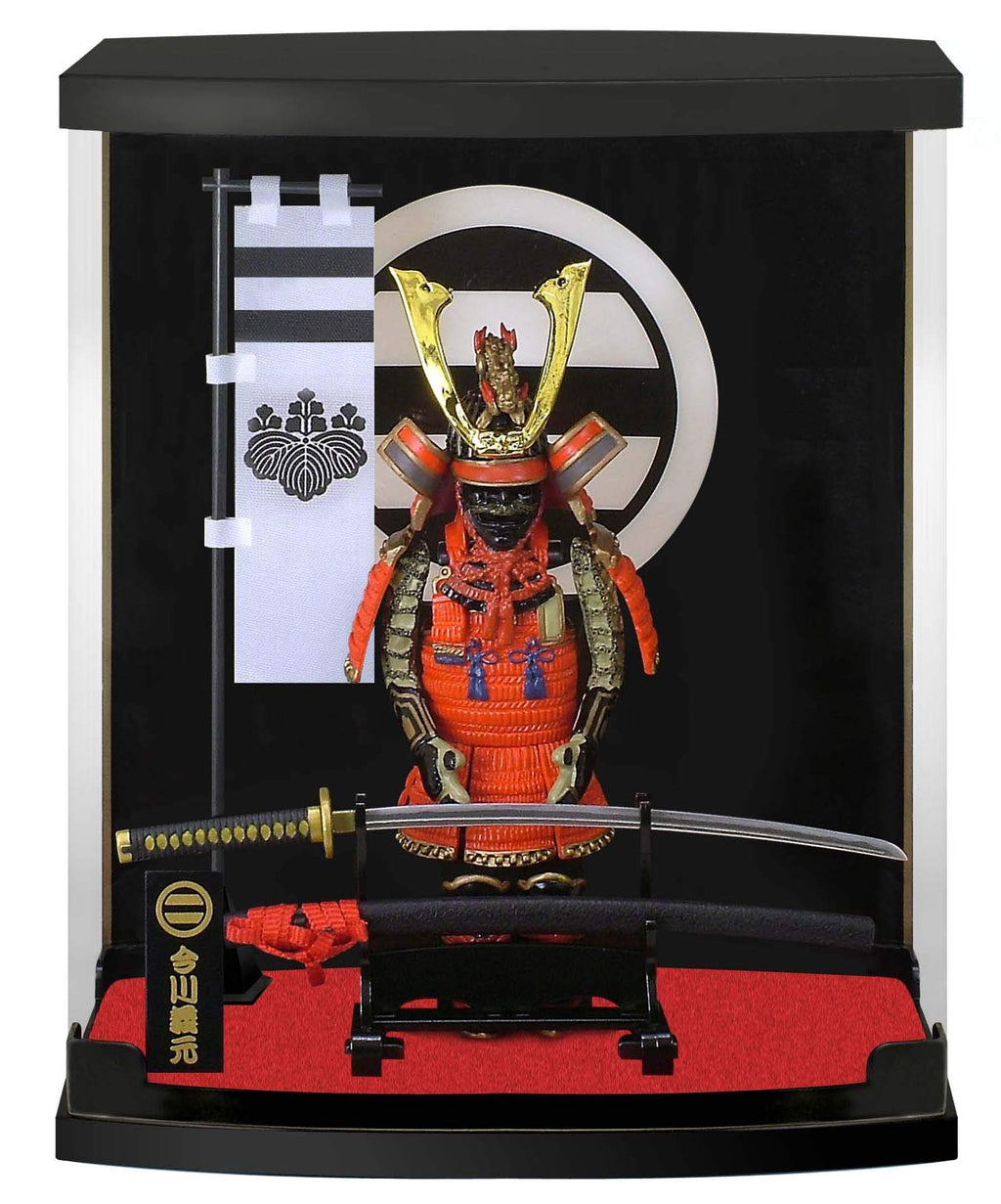 MEISTER JAPAN Samurai Figure Yamamoto Kansuke 8.3" w/Katana & Case | 1:10 scale armor honoring the Takeda strategist, with stand, flag & kakedai stand; dust-proof, gift for history fans - Flex Gamingproduct_type