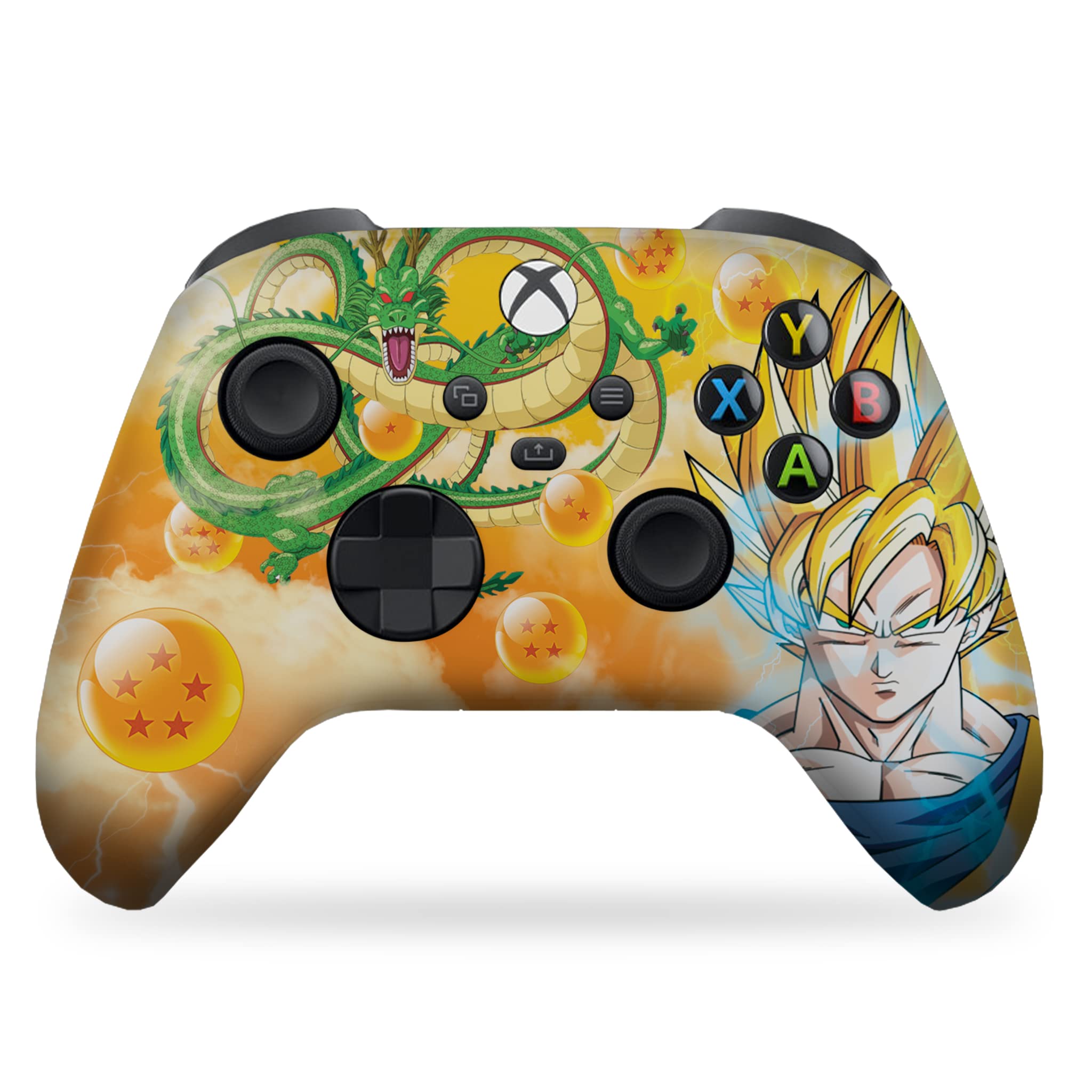 DreamController Go-Ku Custom X-box Controller Wireless compatible with X-box One/Series X/S Proudly Customized in USA with Permanent HYDRO-DIP Printing (NOT JUST A SKIN) - Flex Gamingproduct_type