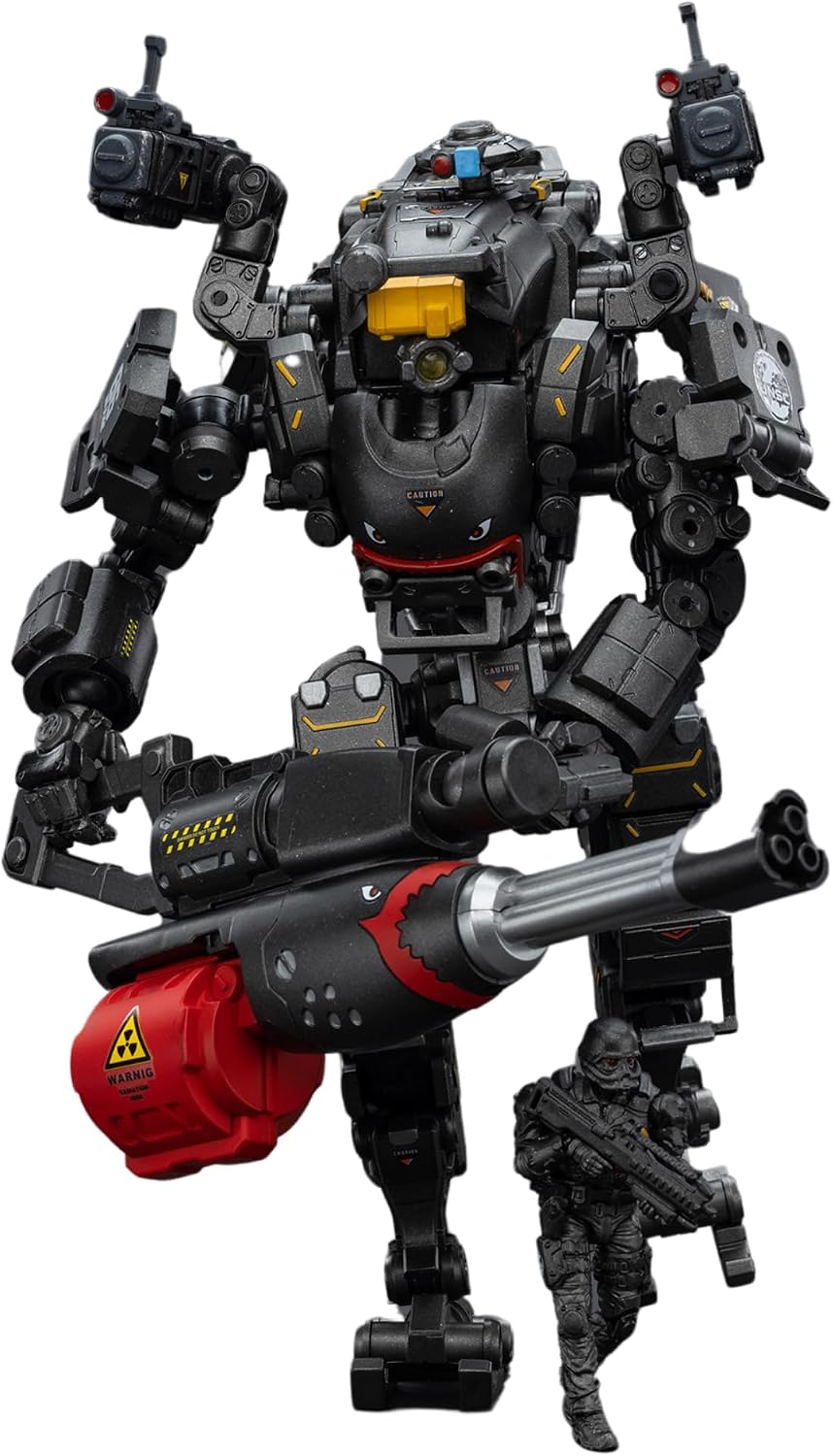 JOYTOY Action Figures 1/25 God of War 86-II Assault Anime Soldier Figure and Mecha PVC DIY Robot Collectible Military Model Collection