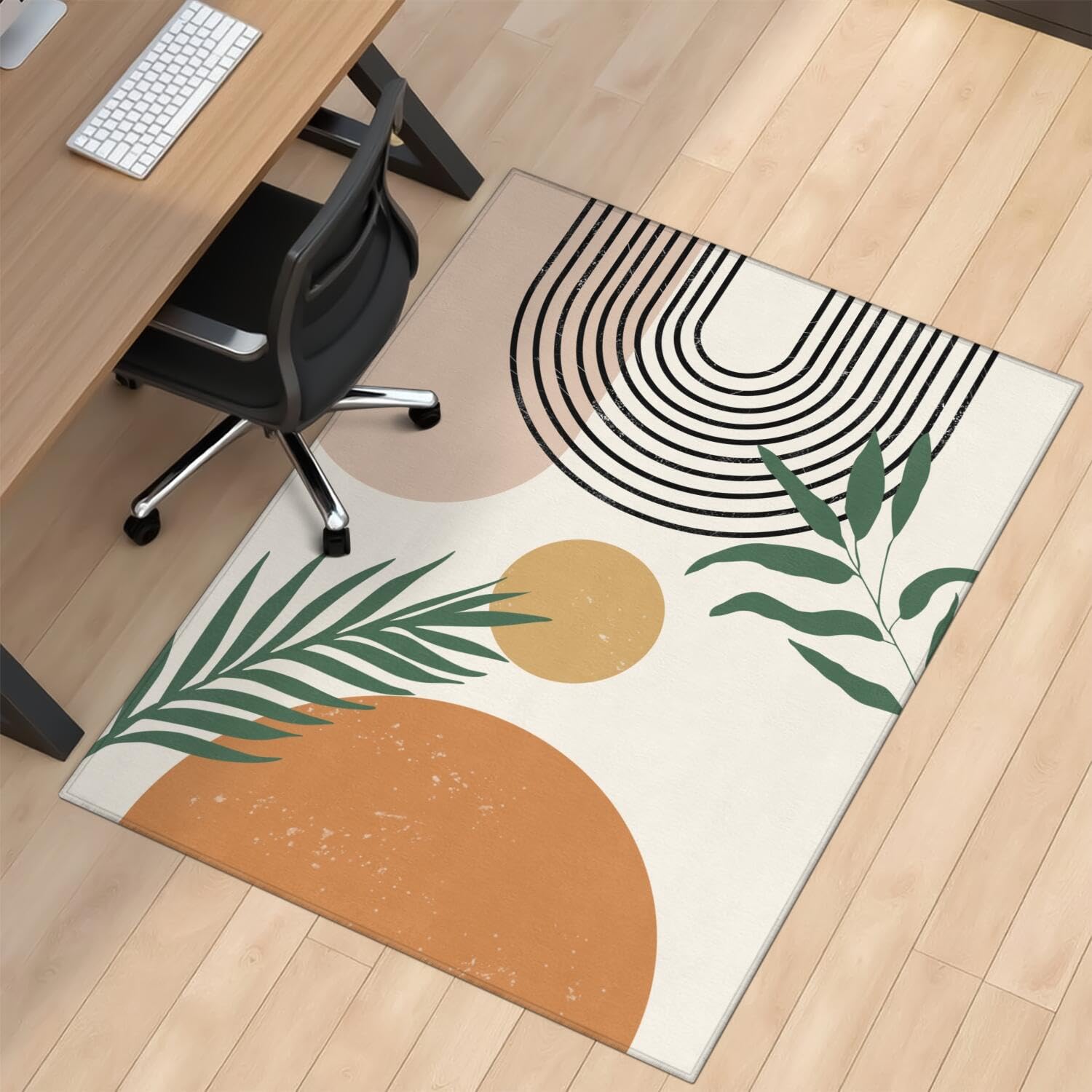 Gaming Chair Mat for Carpet Hardwood Tile Floor,36"x48" Gamer Rugs for Game Room, Under Desk Non Slip Gamer Rug,Low-Pile Game Room Rug,Rubber Backing Large Gaming Chair Floor Mat,Green Honeycomb - Flex Gamingproduct_type