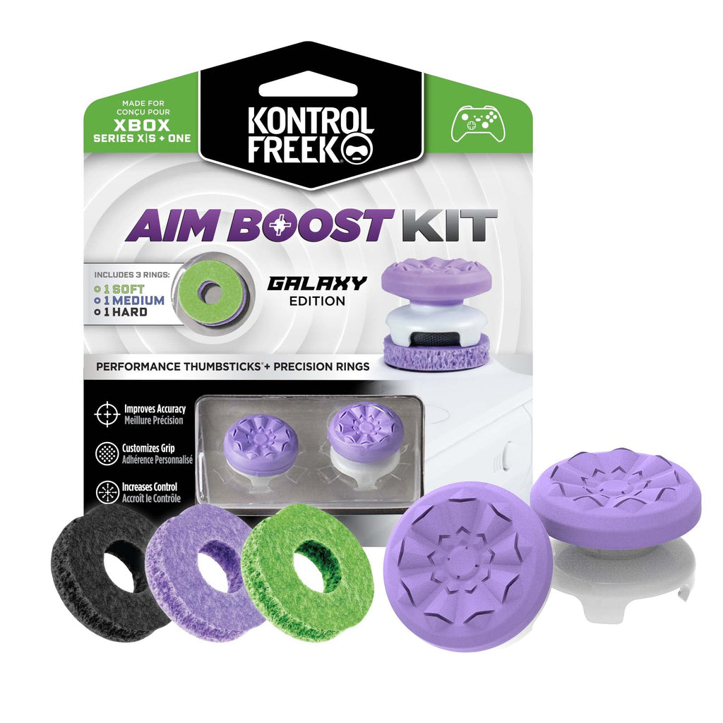 KontrolFreek Aim Boost Kit for Xbox One and Xbox Series X Controller | Includes Performance Thumbsticks and Precision Rings | Black Galaxy Edition - Flex Gamingproduct_type