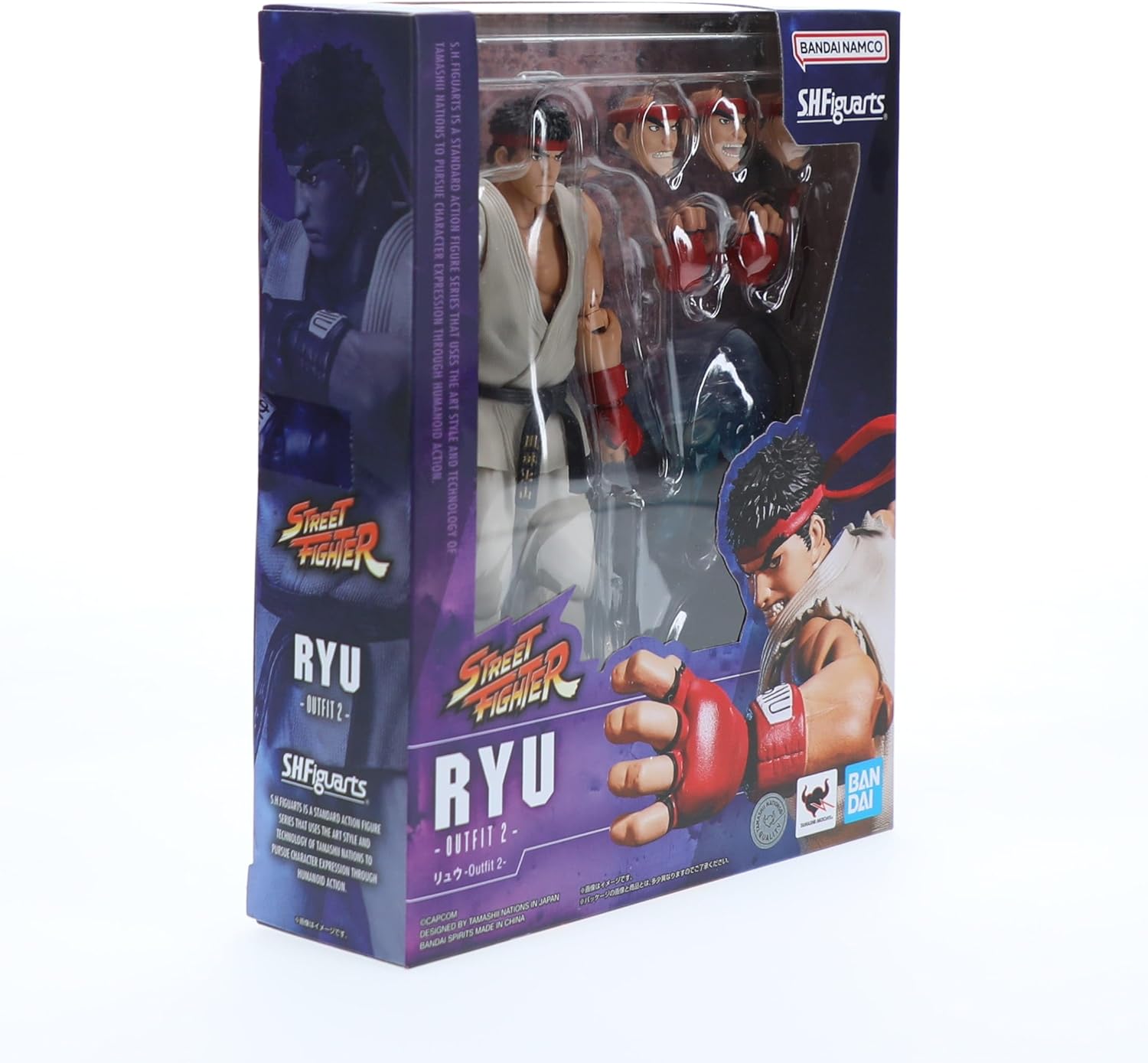 TAMASHII NATIONS - Street Fighter - Ryu - Outfit 2 (Classic Outfit), Bandai Spirits S.H.Figuarts Action Figure