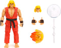 Jada - Street Fighters - Ken - Articulated Figure 15 cm - Removable Accessories - Ages 8 and Above - 253252029