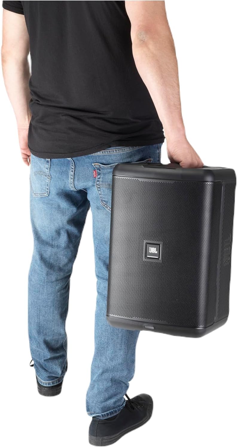 JBL Professional EON ONE Compact Ultra-Portable Battery Powered Wireless PA Speaker System with Bluetooth, Professional 4-Channel Mixer, and Lexicon Effects. Black