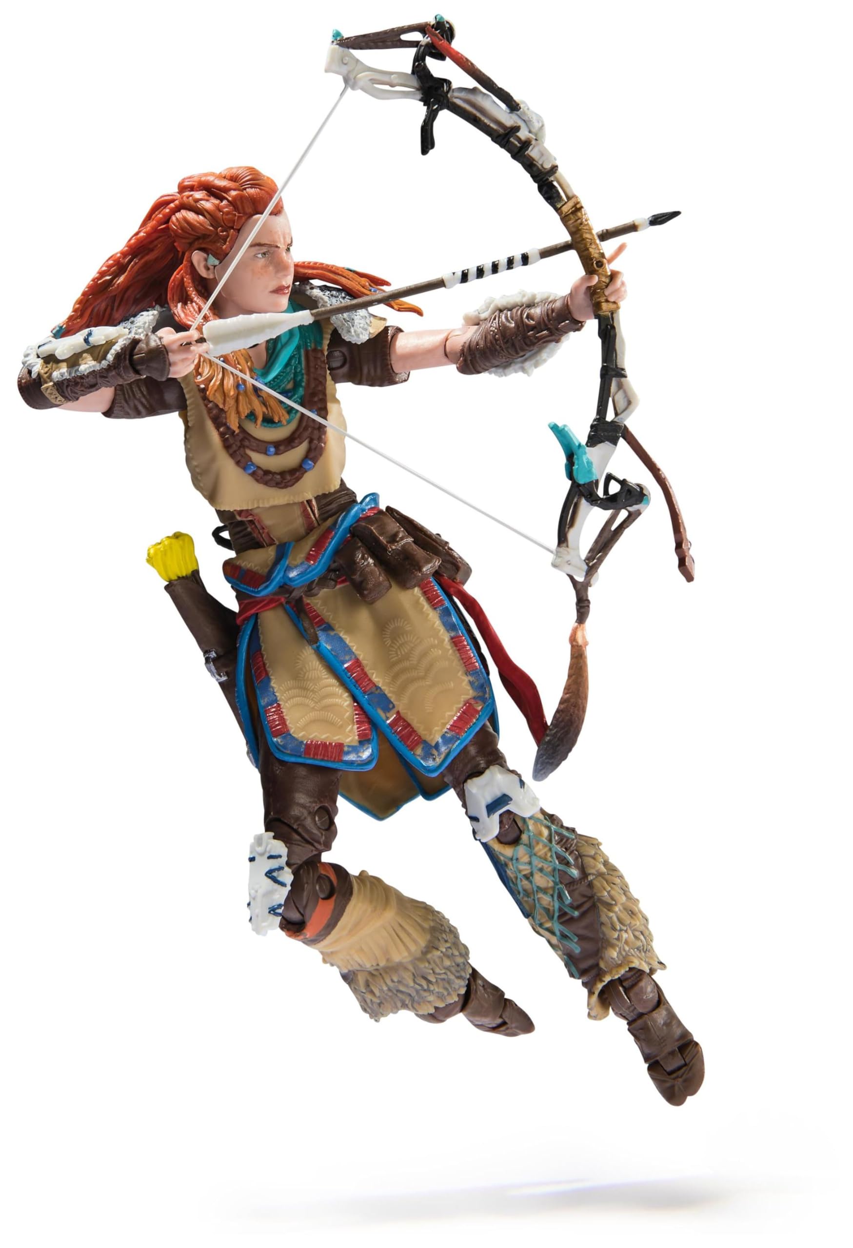PlayStation God of War Ragnarok, 6” Atreus Action Figure with 4 Accessories, The Shapes Collection, for PS5 Fans & Collectors Ages 17+