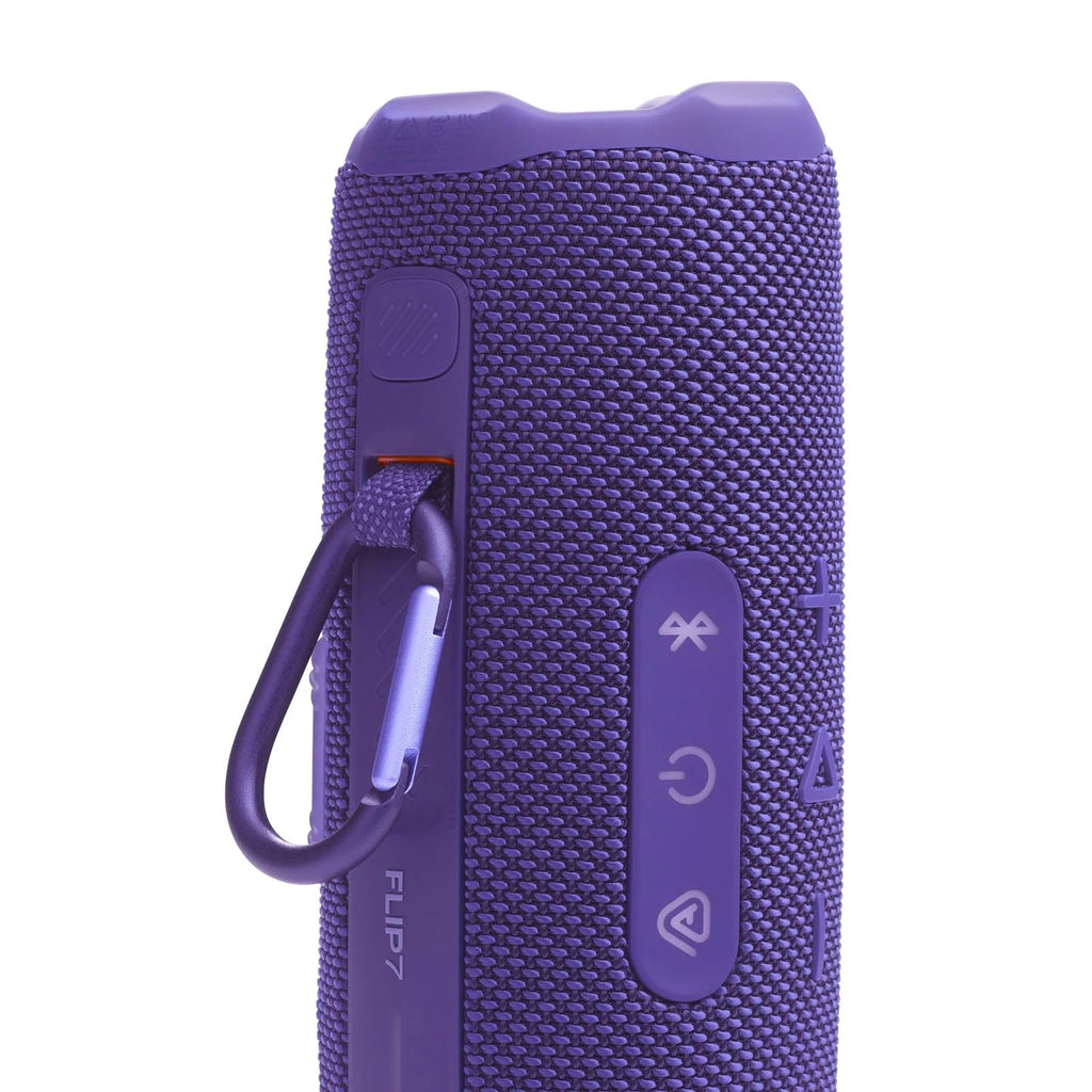JBL Flip 7 Portable Bluetooth Speaker, IP68 Waterproof, Dustproof, Drop-Proof, PushLock System, AI Sound Boost, 16H Battery, Megen Hardshel Protection Case (Blue)