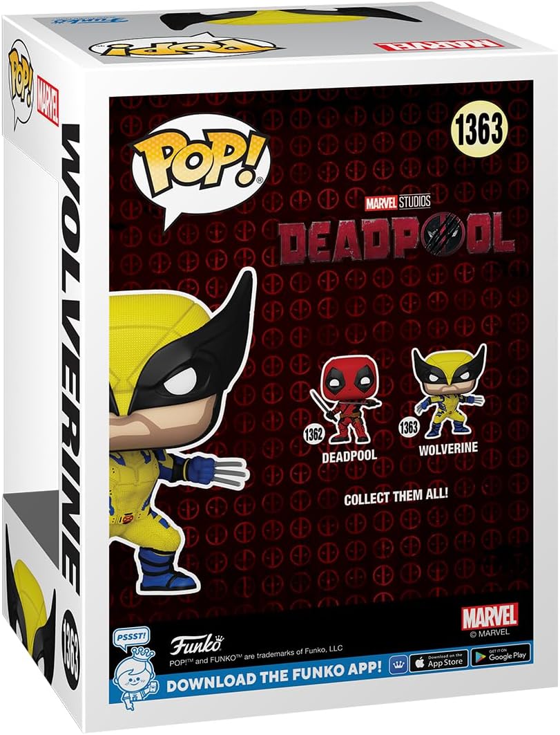 Funko POP! Marvel: Deadpool & Wolverine - Wolverine | Official Superheroes Merch - Collectable Vinyl Figurine for Shelf Display - Birthday Gift Idea for Fans and Collectors