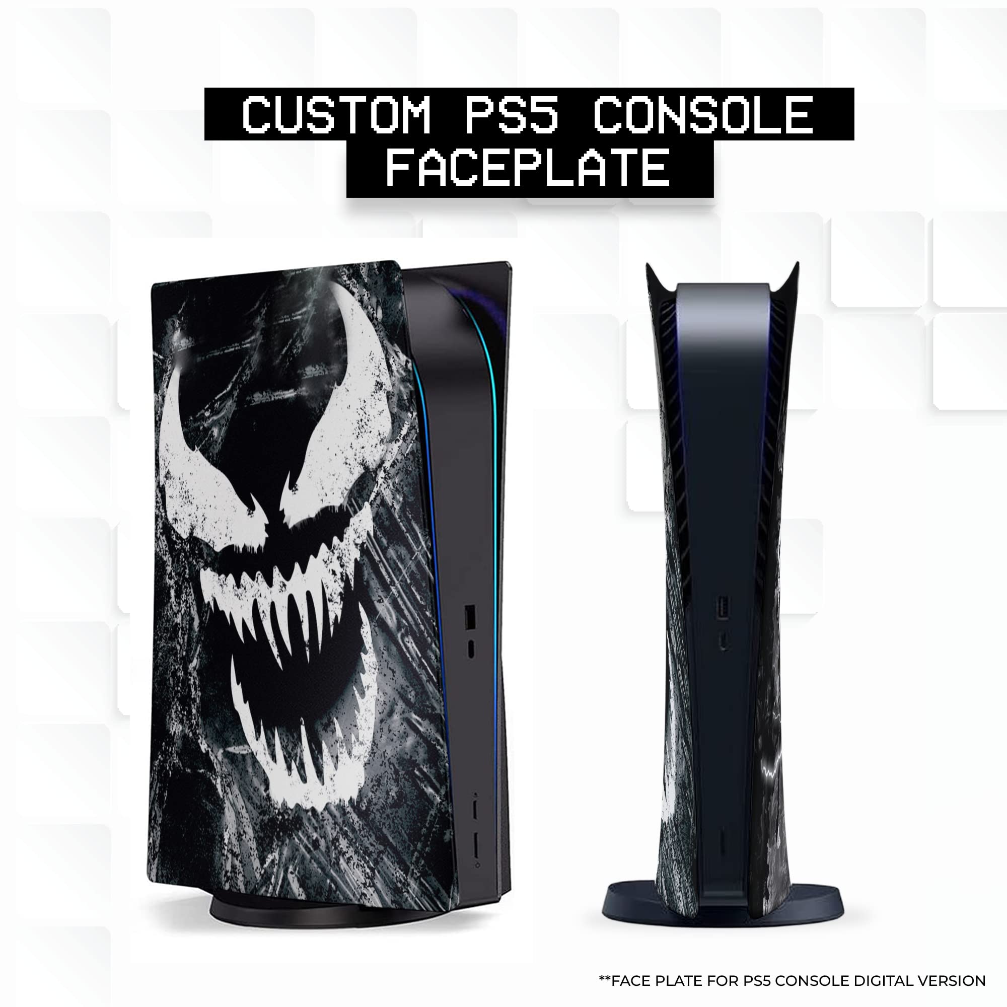 BCB Controllers Custom Console Face Plate Compatible with PS_5 Console | Console Cover for Play_Station 5 | Proudly Customized in USA with Permanent Hydro-DIP Printing (NOT JUST A Skin) - Flex Gamingproduct_type