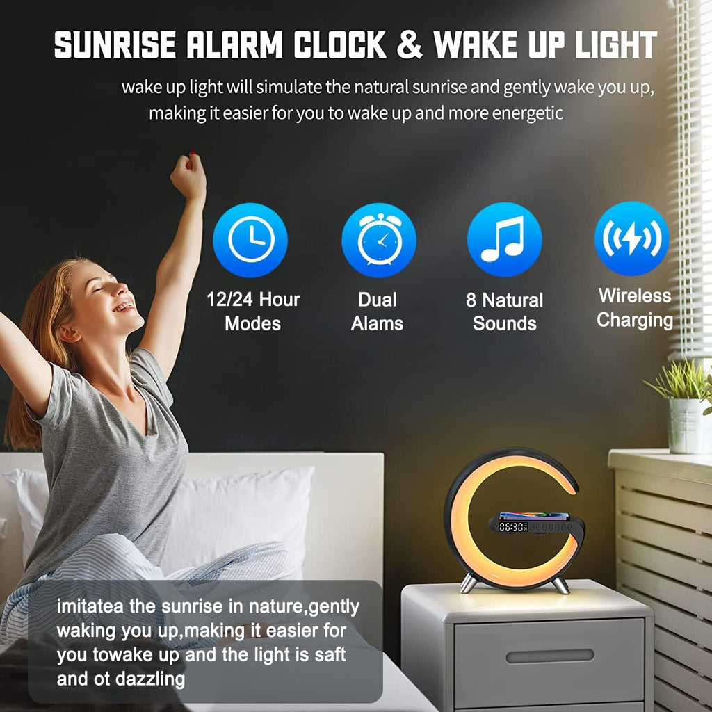 Smart LED Table Lamp 4-in-1 – Black & White