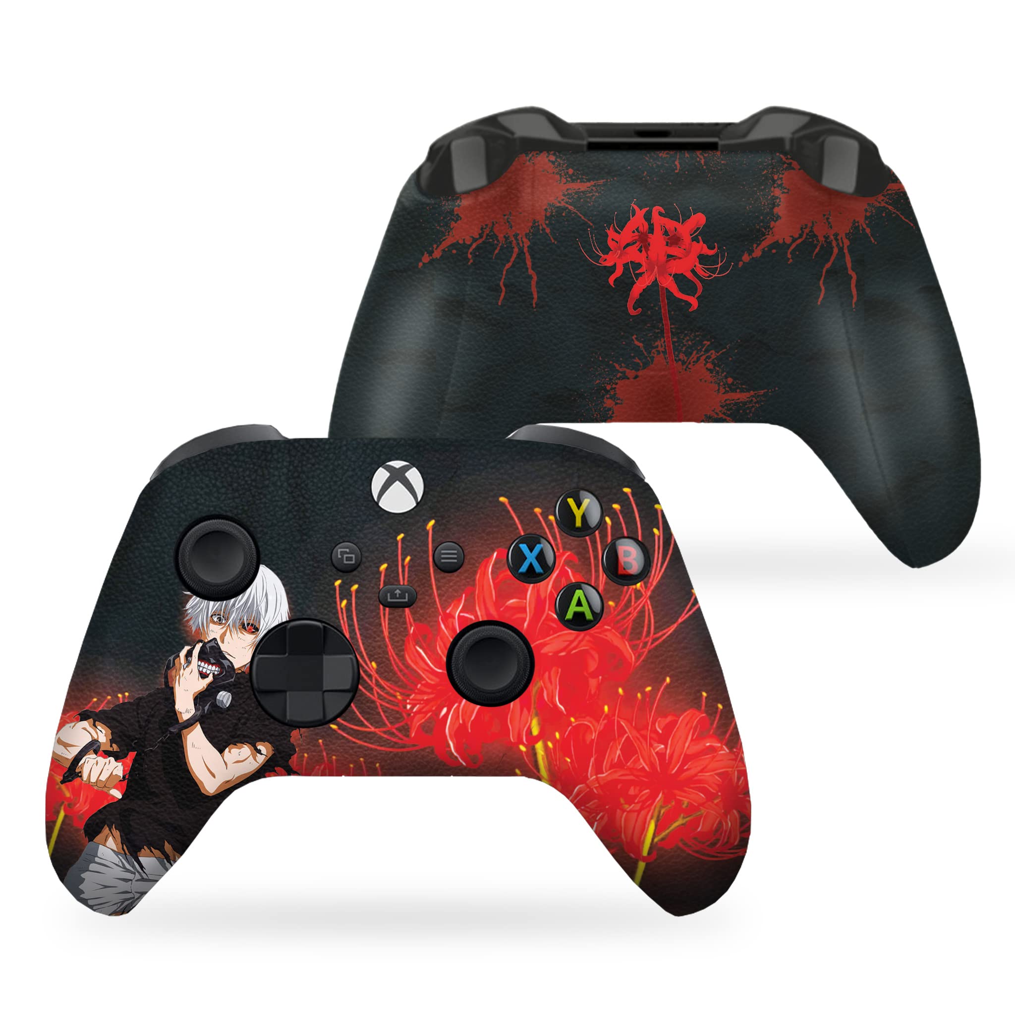 DreamController Go-Ku Custom X-box Controller Wireless compatible with X-box One/Series X/S Proudly Customized in USA with Permanent HYDRO-DIP Printing (NOT JUST A SKIN) - Flex Gamingproduct_type